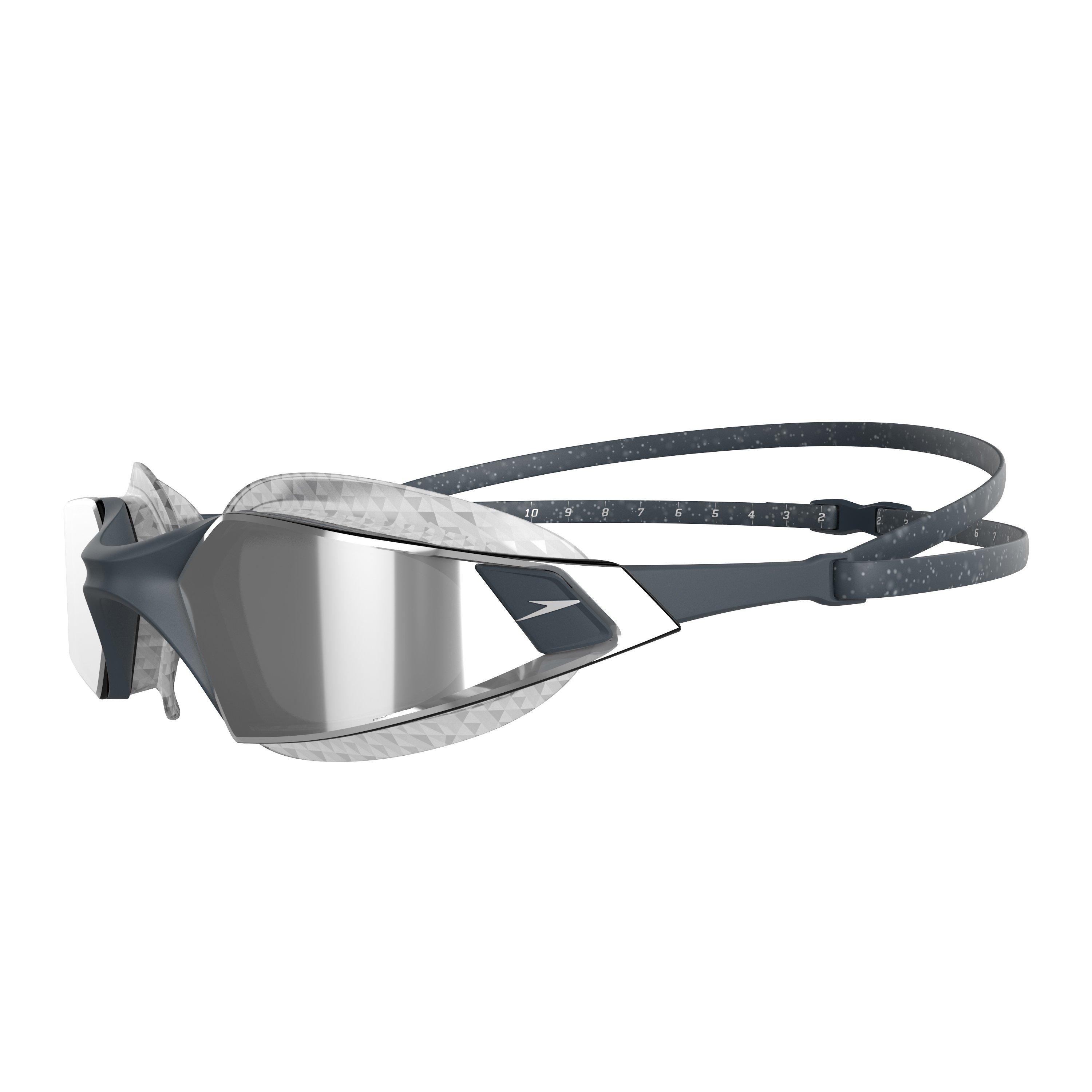 Grey/Silver - Speedo - Aquapulse Pro Mirror Goggles Grey/Silver - 3