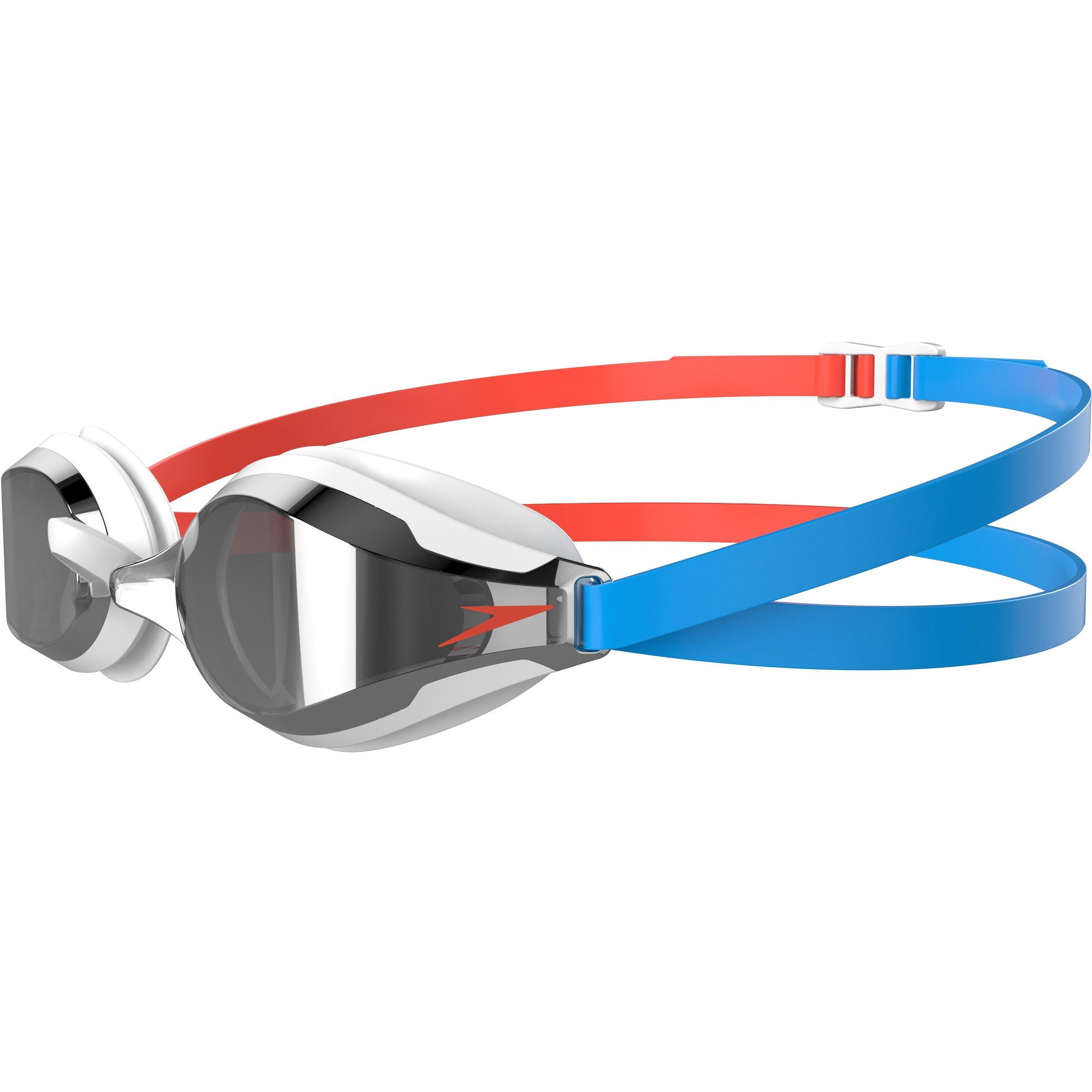 Red/Blu/Smk/Sil - Speedo - Adults Race Goggles - 3