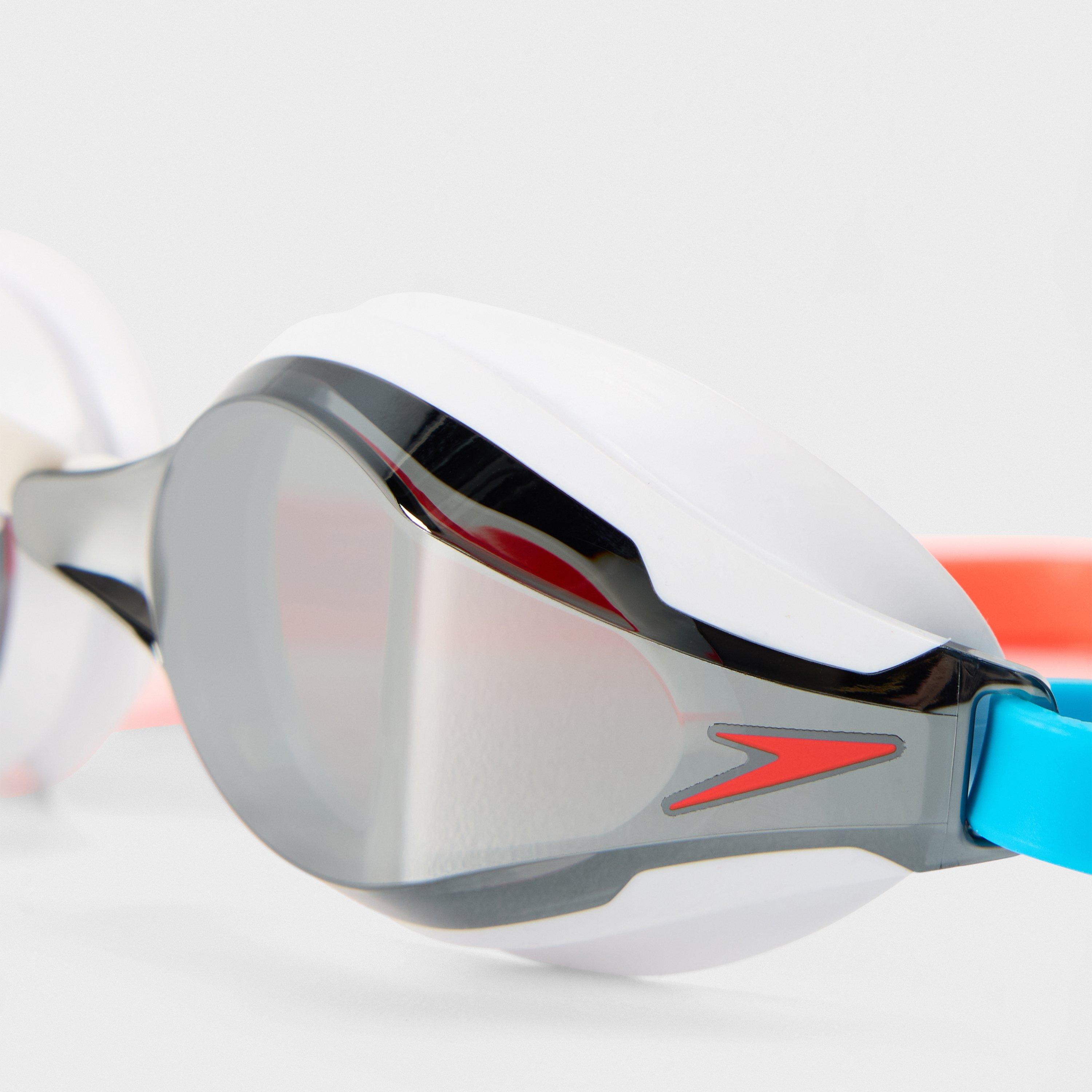 Red/Blu/Smk/Sil - Speedo - Adults Race Goggles - 4