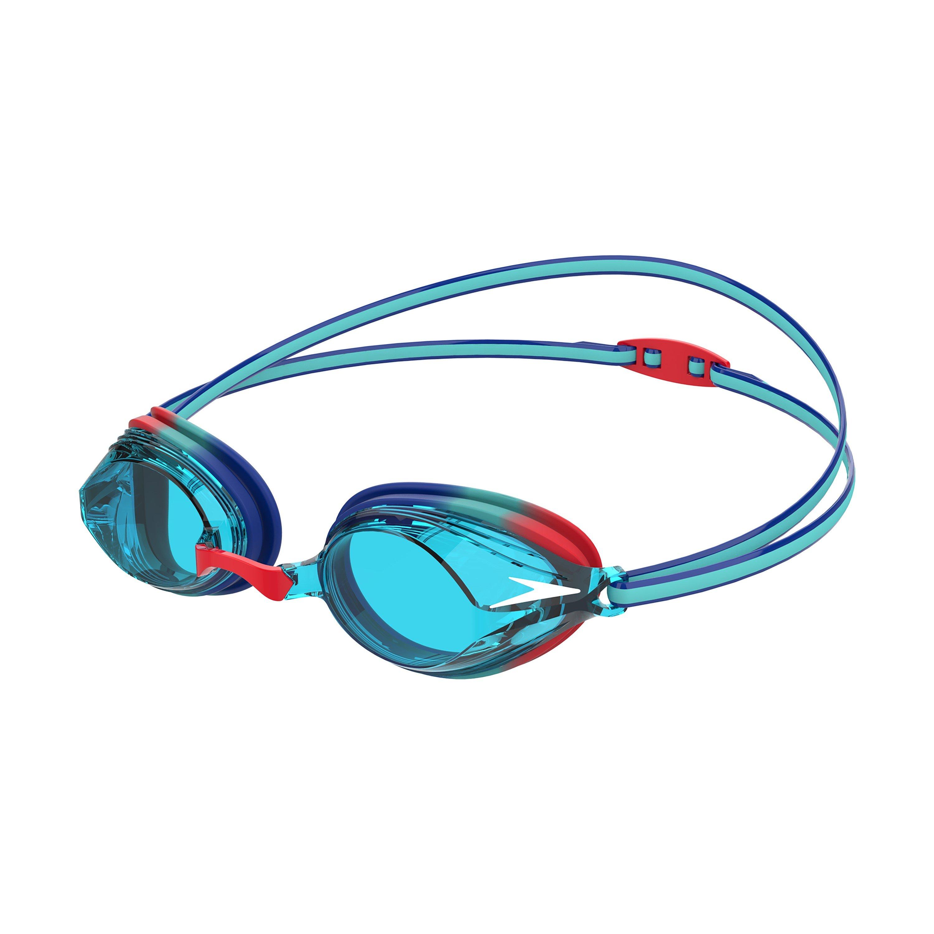 Blau/Rot - Speedo - Vengeance Junior Mirror Goggles Red - 1