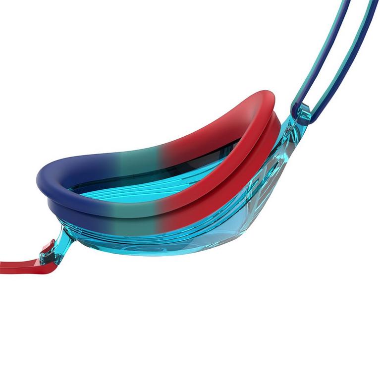 Bleu/Rouge - Speedo - Vengeance Junior Mirror Goggles Red - 4