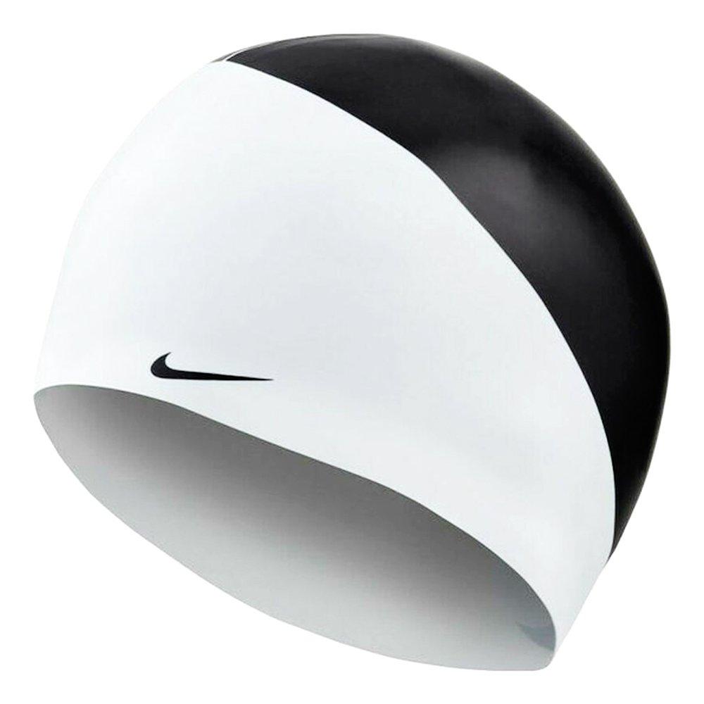 Black/White - Nike - Just Do It Swimming Cap Mens - 2