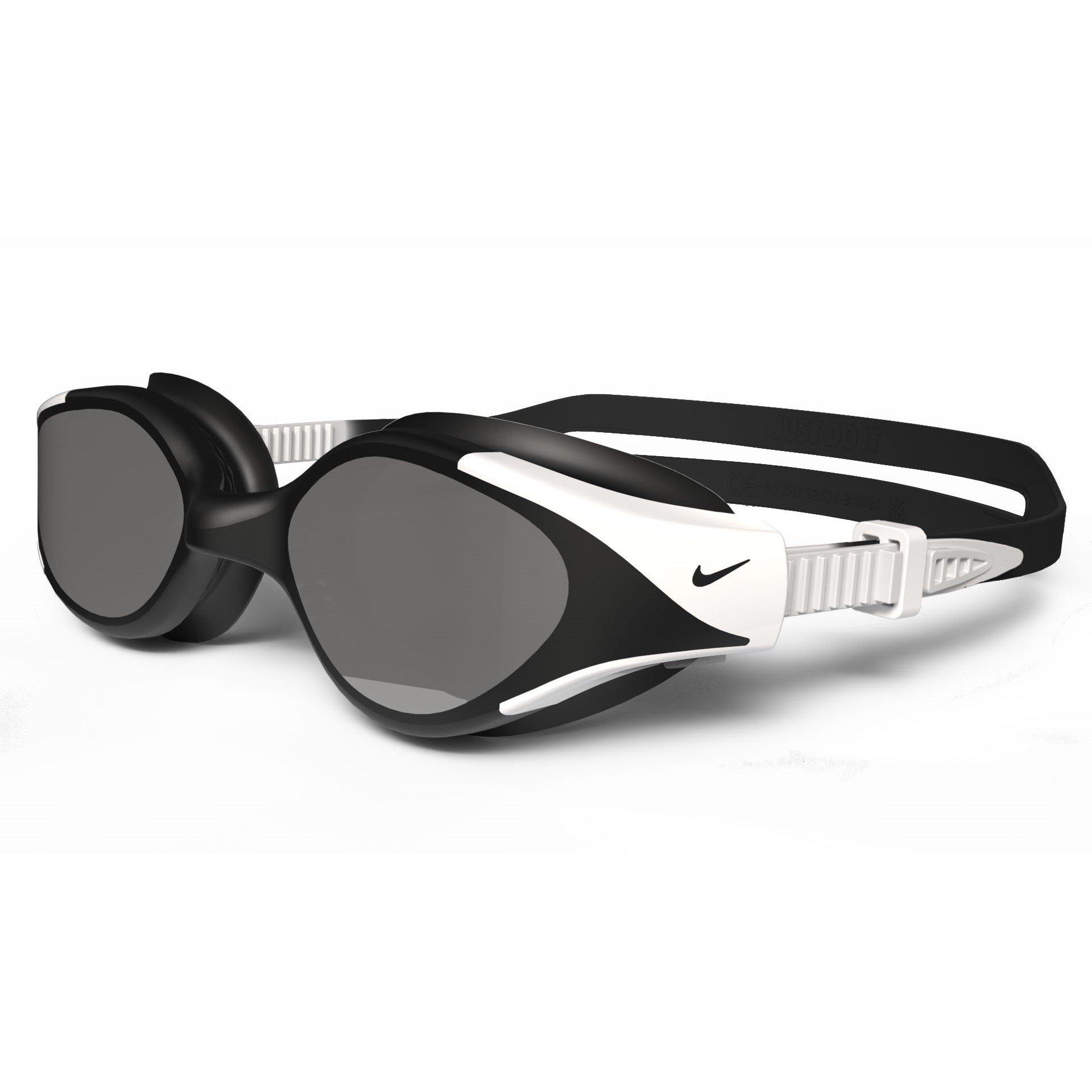 Black/White - Nike - Nike Swim Flex Fusion Pro Mirrored Goggles