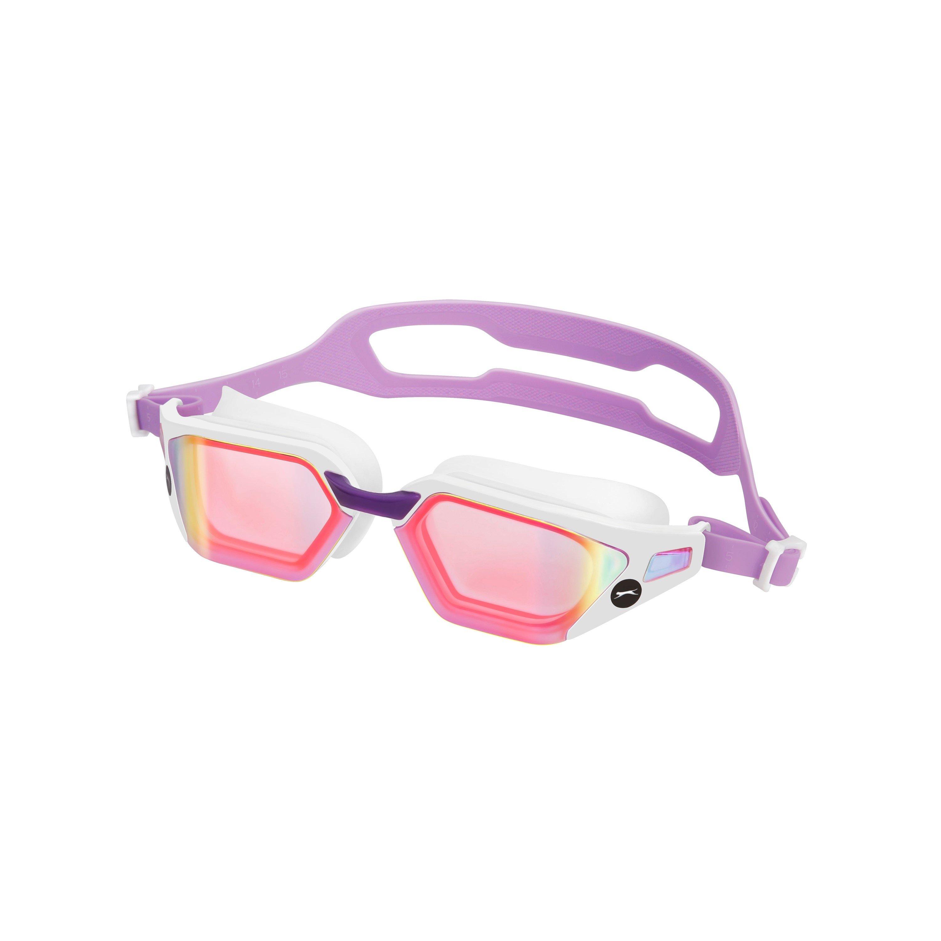 Hvid/Rosa - Slazenger - Mirror Training Goggles - 2