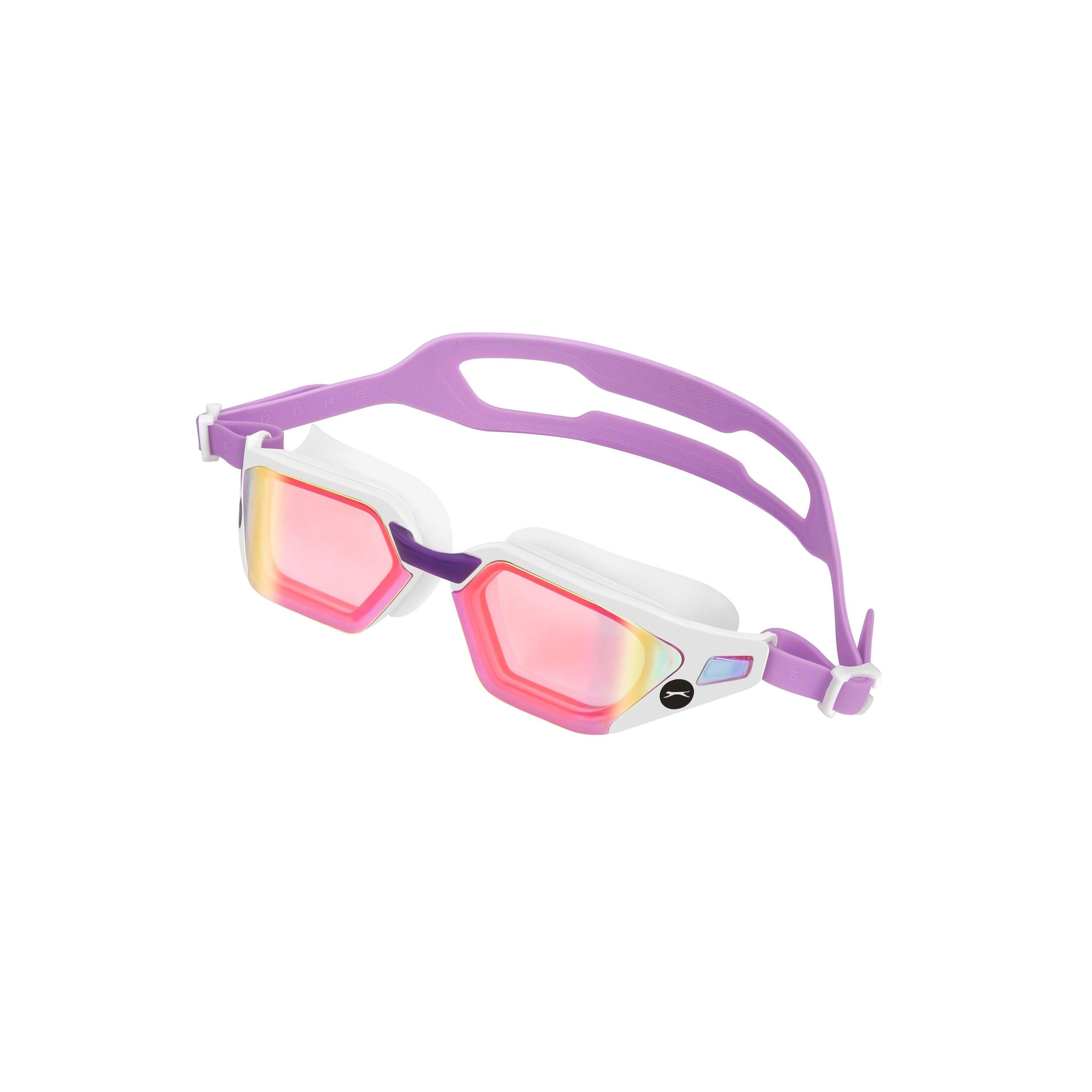 Hvid/Rosa - Slazenger - Mirror Training Goggles - 3
