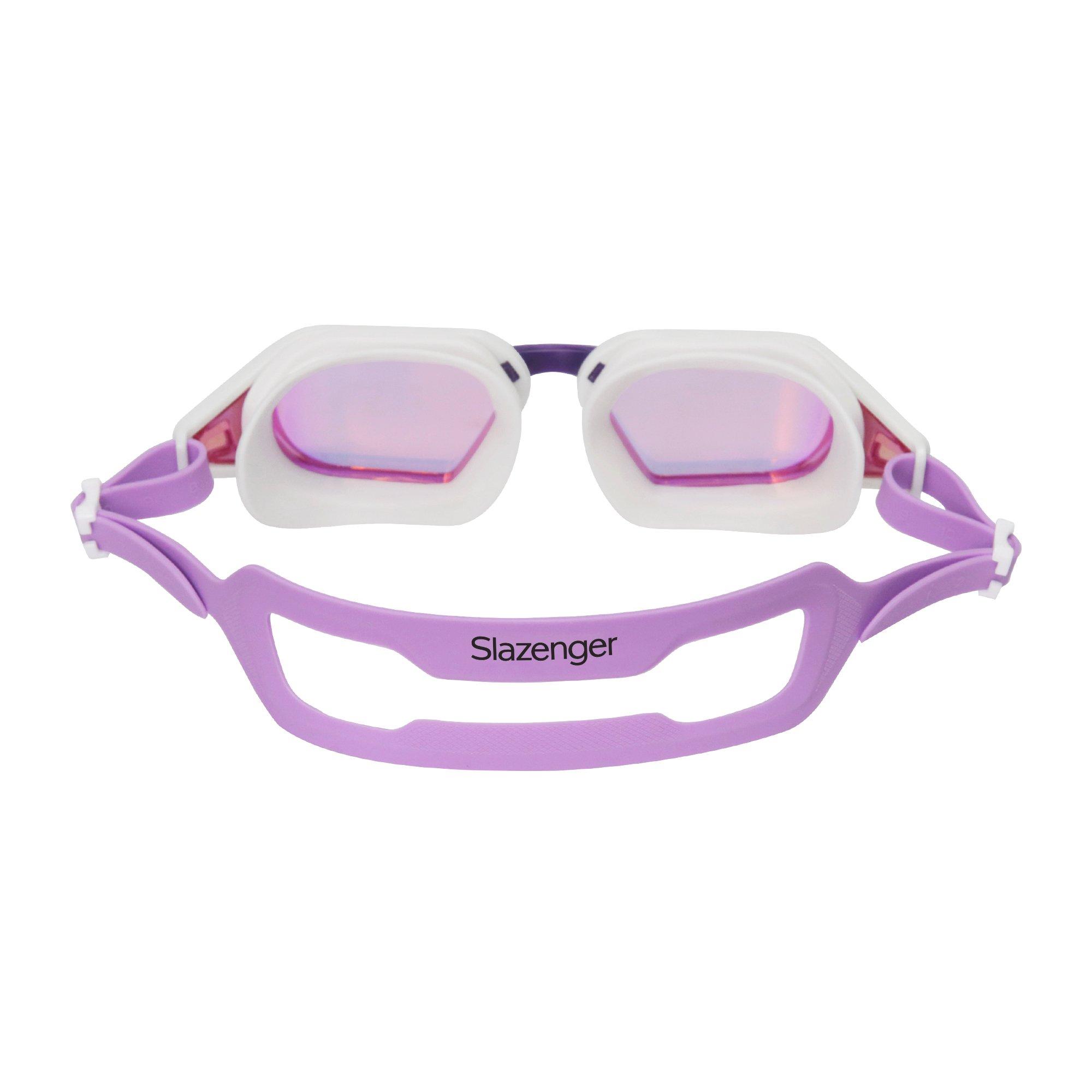 Hvid/Rosa - Slazenger - Mirror Training Goggles - 4