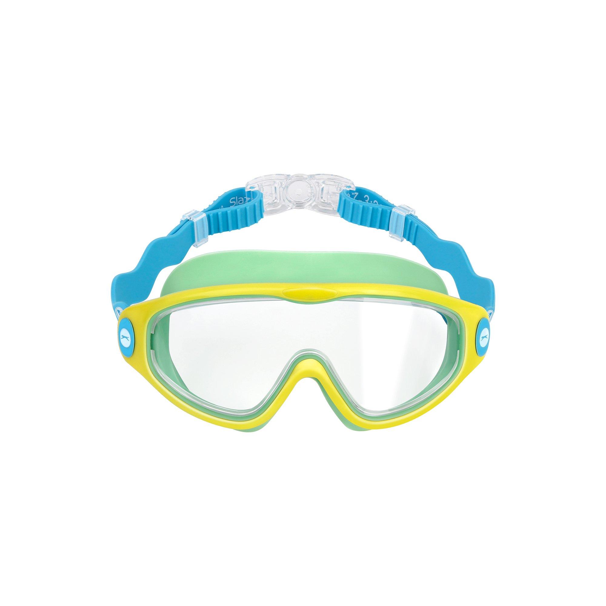 Slazenger  Kids Panorama Training Goggles - Grn/Yellow/Blue