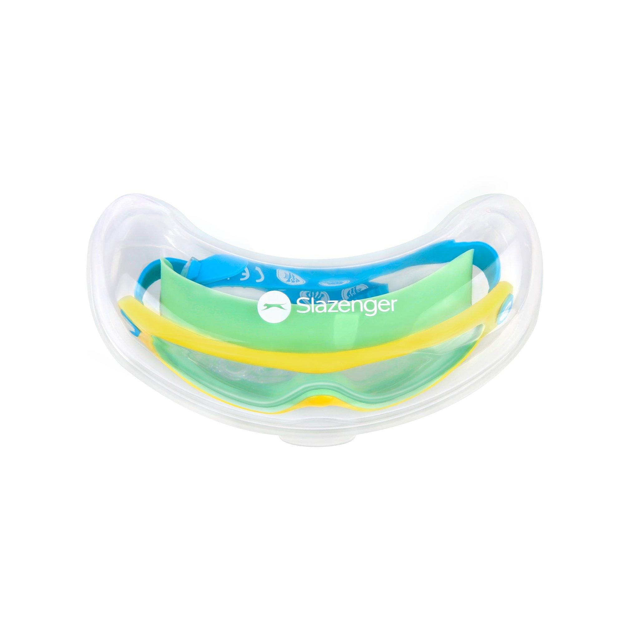 Grn/Yellow/Blue - Slazenger - Panorama Training Goggles - 9