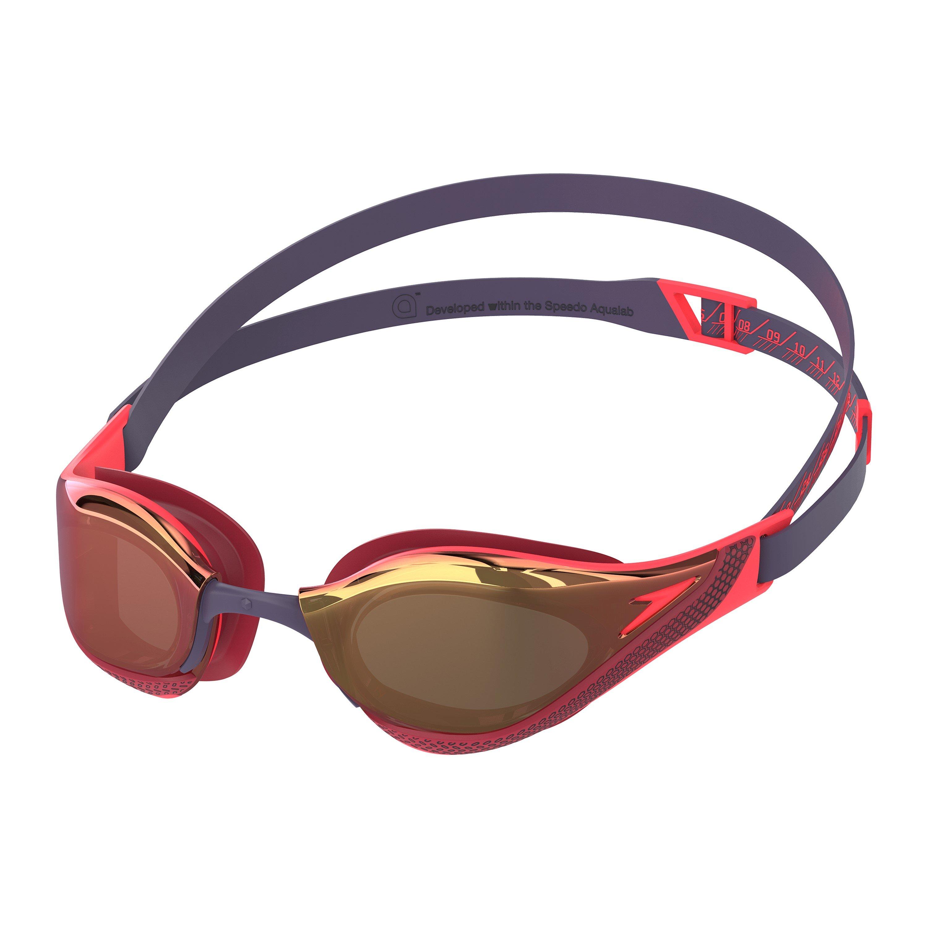 Black - Speedo - Fastskin Pure Focus Mirrored Race Goggles - 1