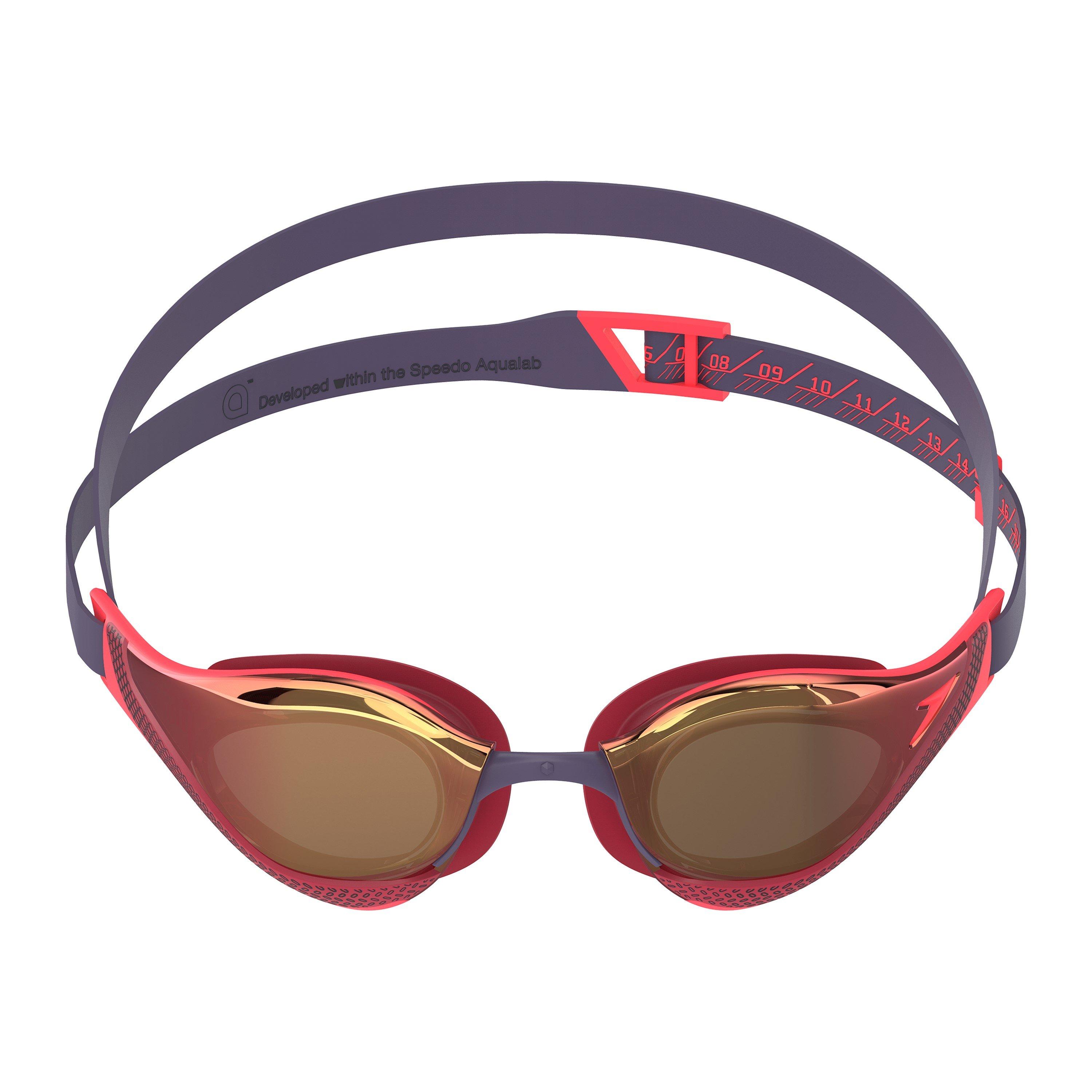 Black - Speedo - Fastskin Pure Focus Mirrored Race Goggles - 2