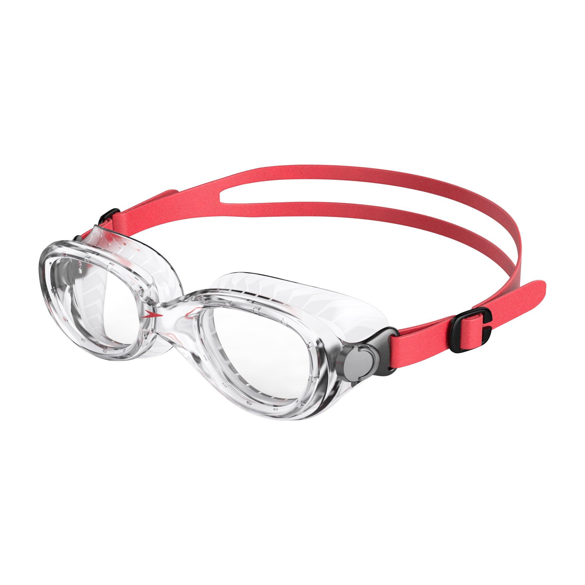 Speedo  Kids Futura Classic Goggles Junior - Red/Clear