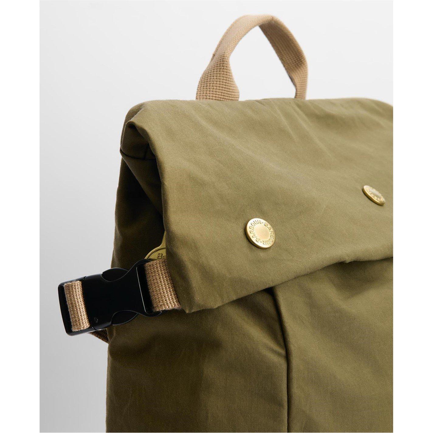 Dusk Green GN31 - Barbour - Transport Foldover Backpack - 6