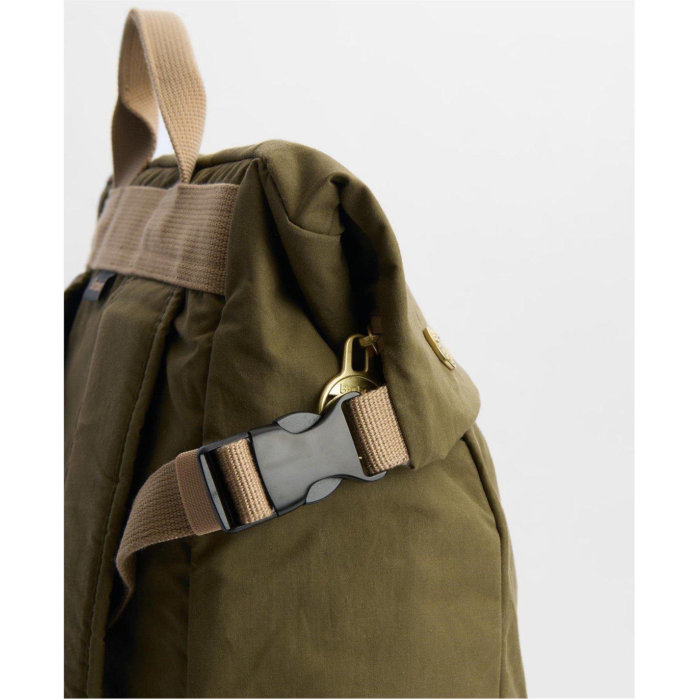 Dusk Green GN31 - Barbour - Transport Foldover Backpack - 7