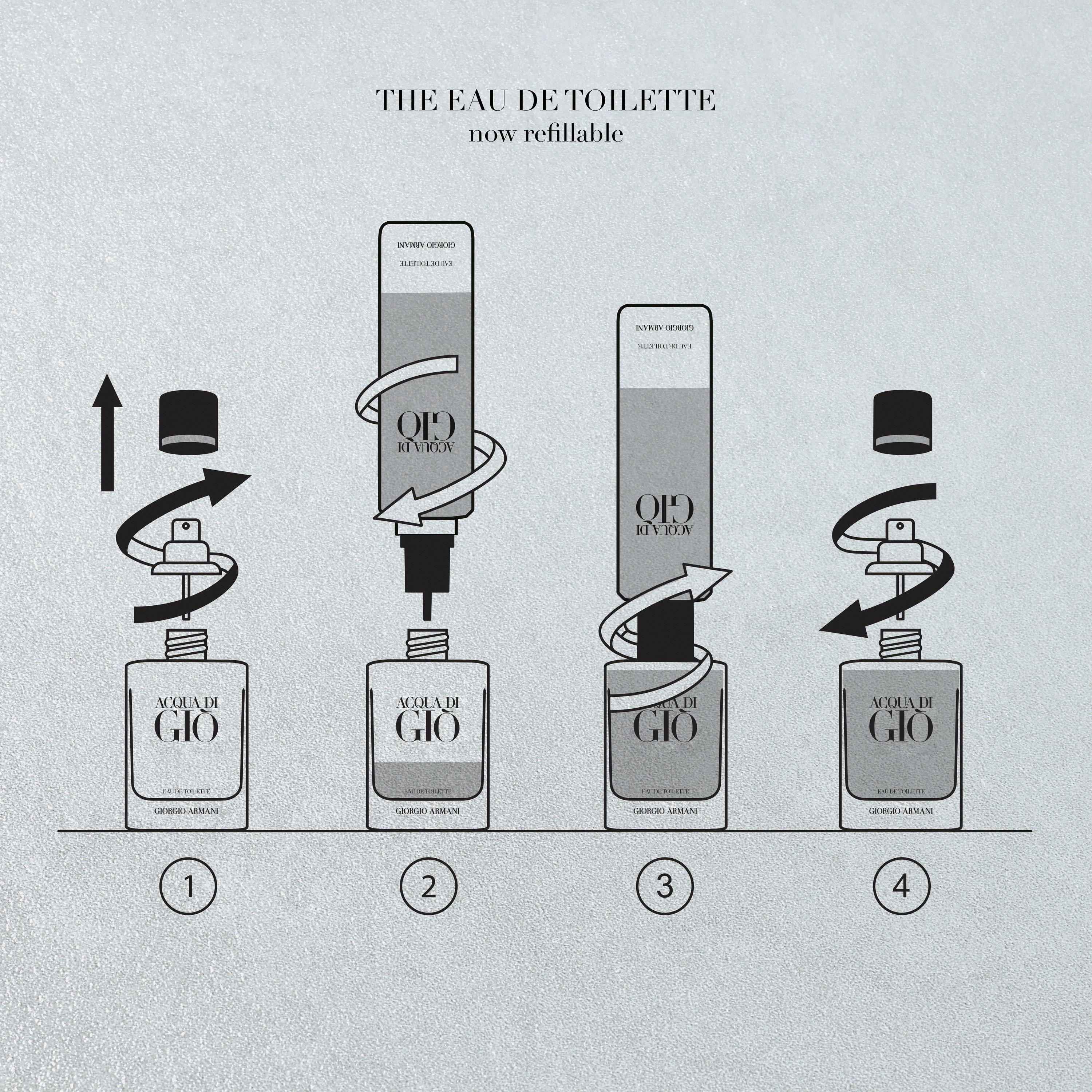 Clear - Giorgio Armani - Acqua Di Gio Eau de Toilette Refil - 6