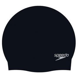 Speedo Plain Moulded Silicone Unisex Adults Swimming Cap