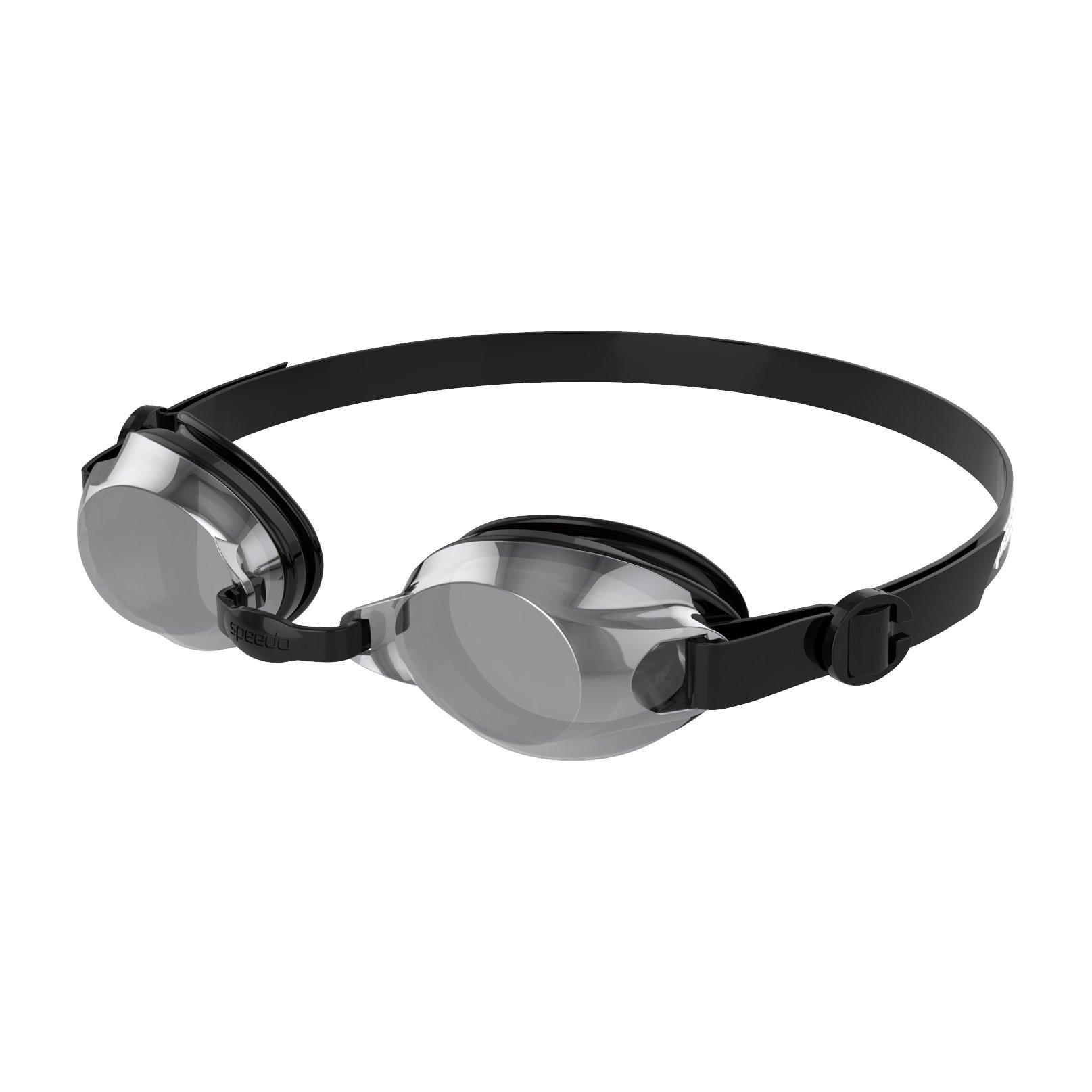 Speedo  Jet Mirror Swimming Goggles - Black/White