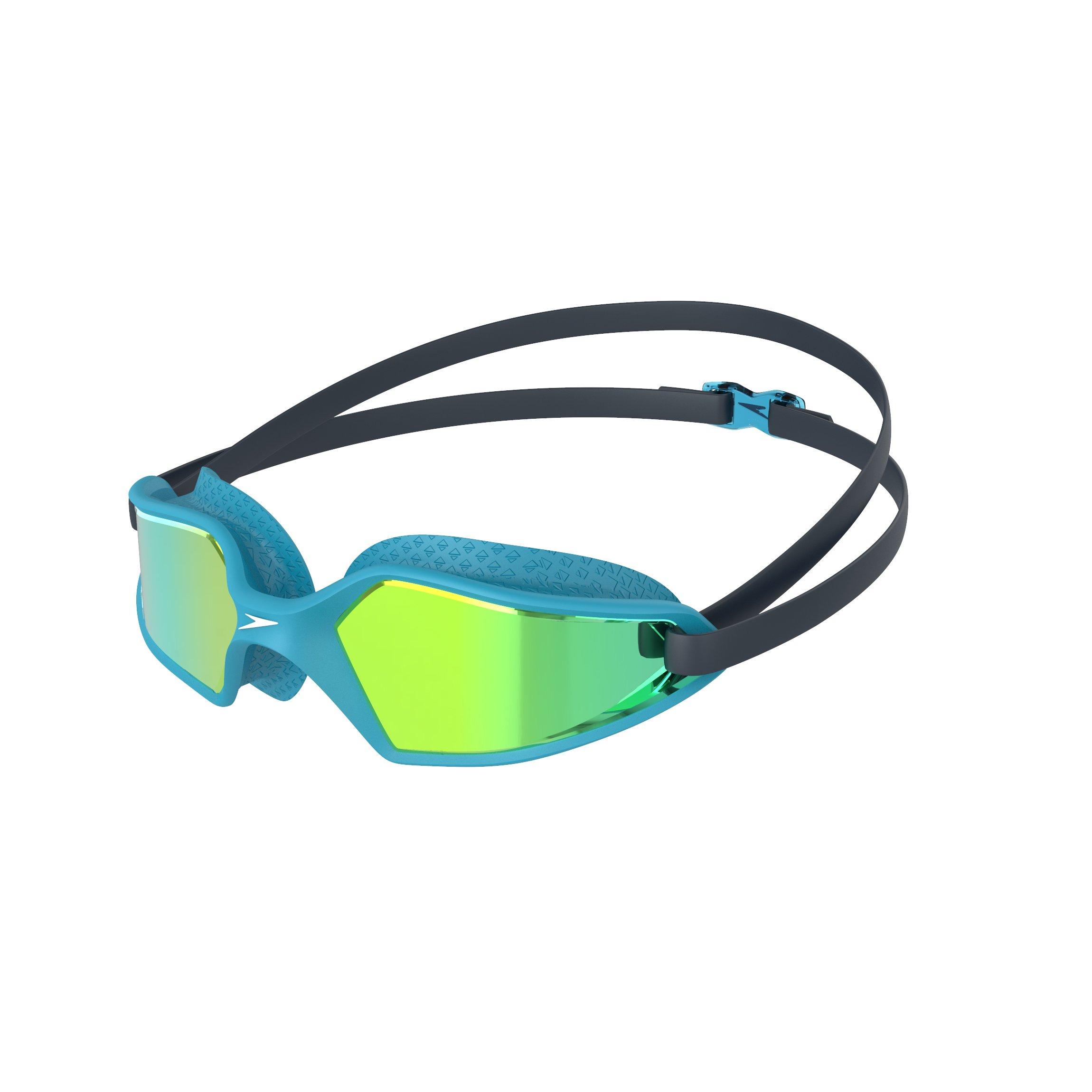 Blue/Yellow - Speedo - Hydropulse Mirror Junior Goggles - 1