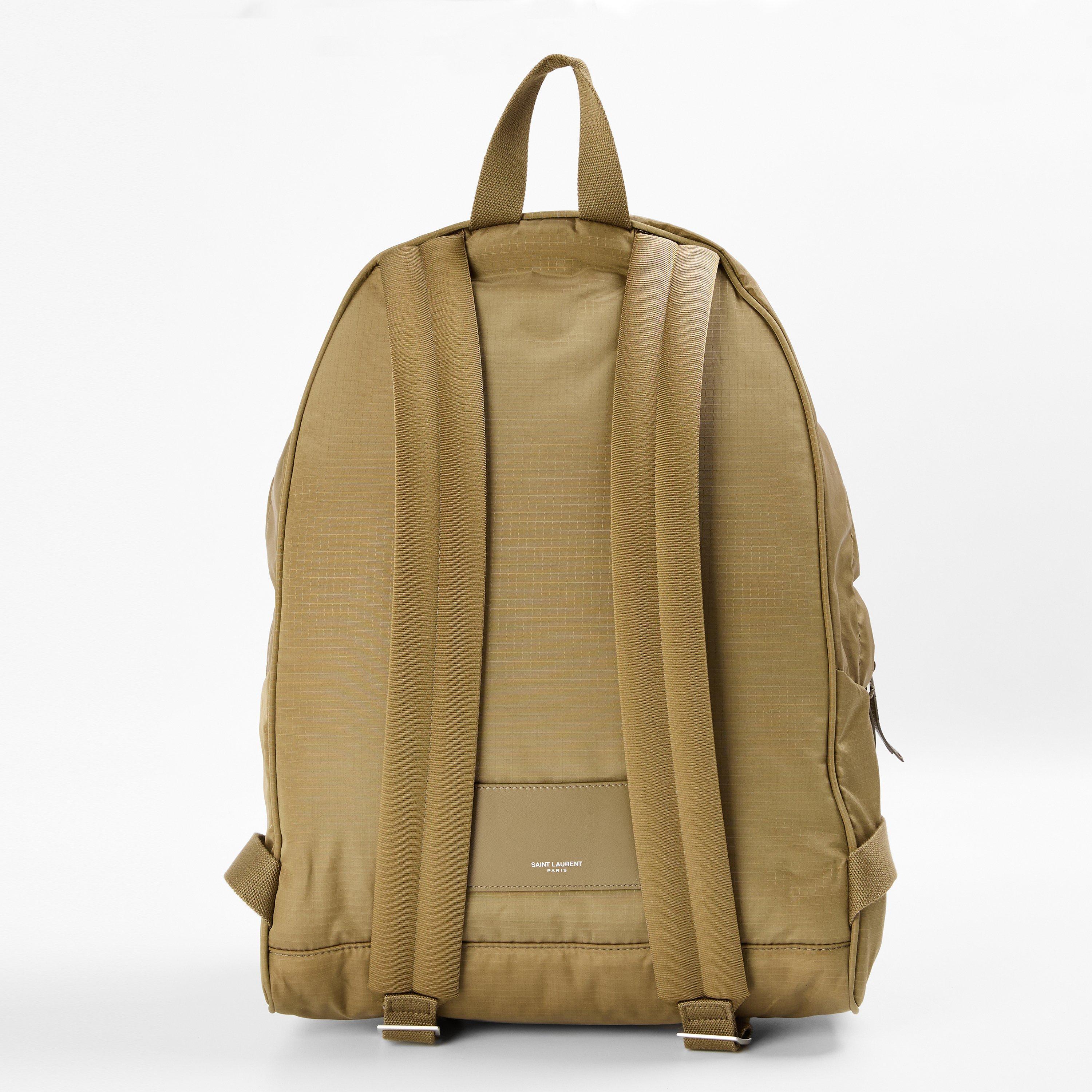 Khaki - Saint Laurent - Men's City Backpack - 2