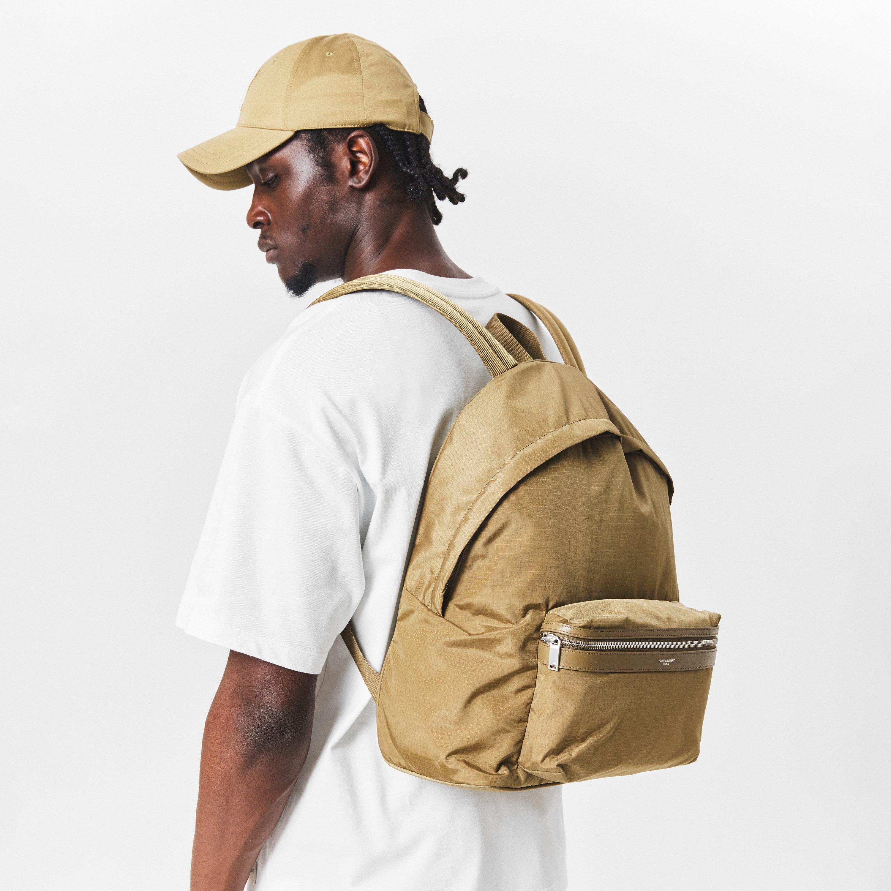 Khaki - Saint Laurent - Men's City Backpack - 3