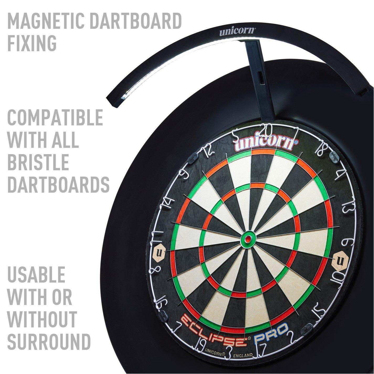 Multi - Unicorn Darts - Quarter Light Dartboard Lighting System - 4
