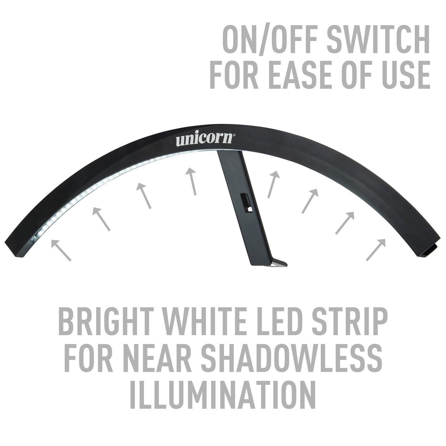 Multi - Unicorn Darts - Quarter Light Dartboard Lighting System - 5