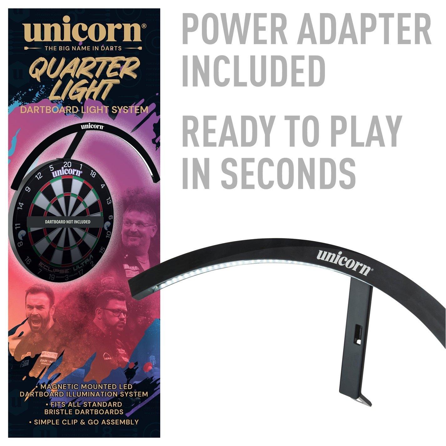 Multi - Unicorn Darts - Quarter Light Dartboard Lighting System - 6