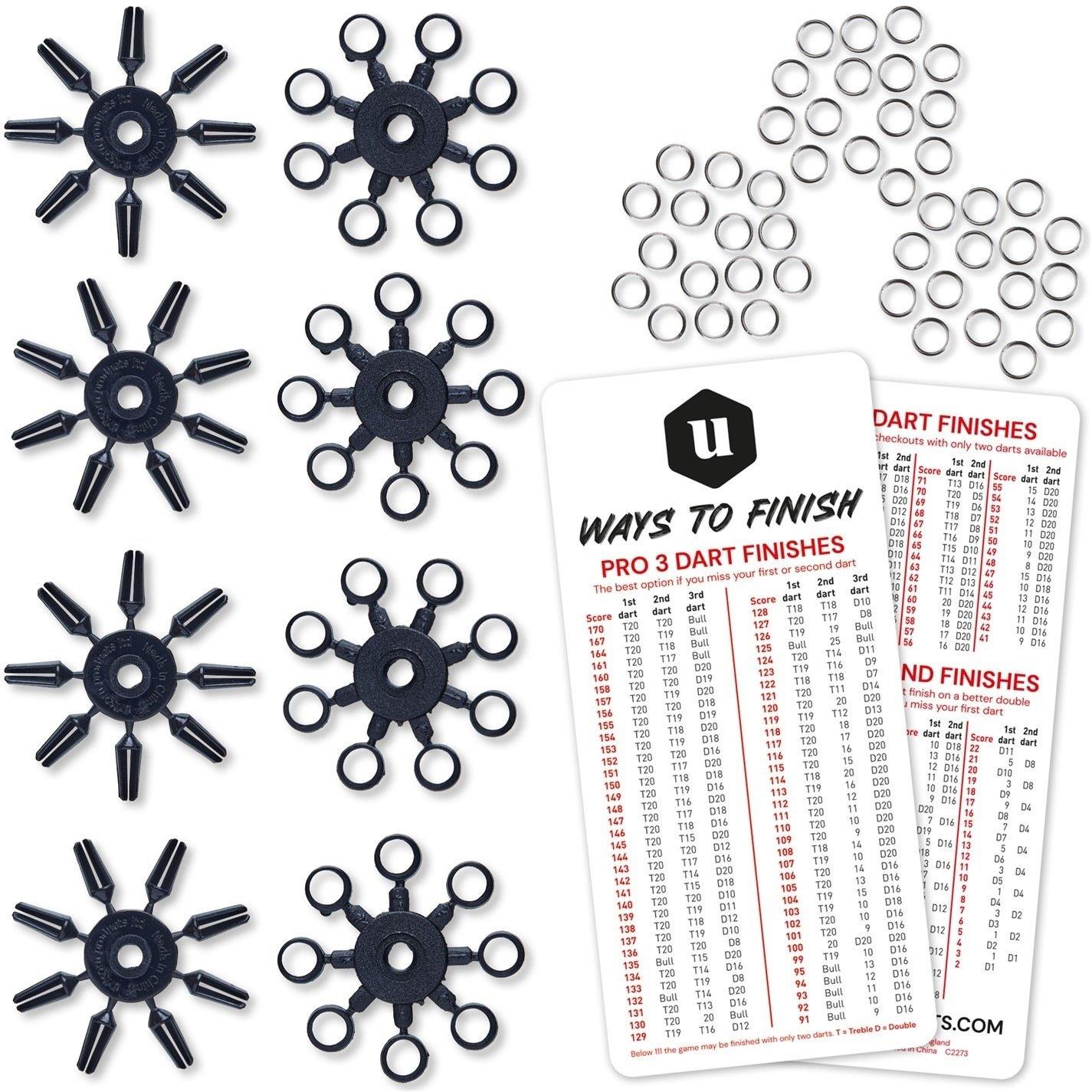 Multi - Unicorn Darts - 170-Piece Darts Accessory Value Pack - 5