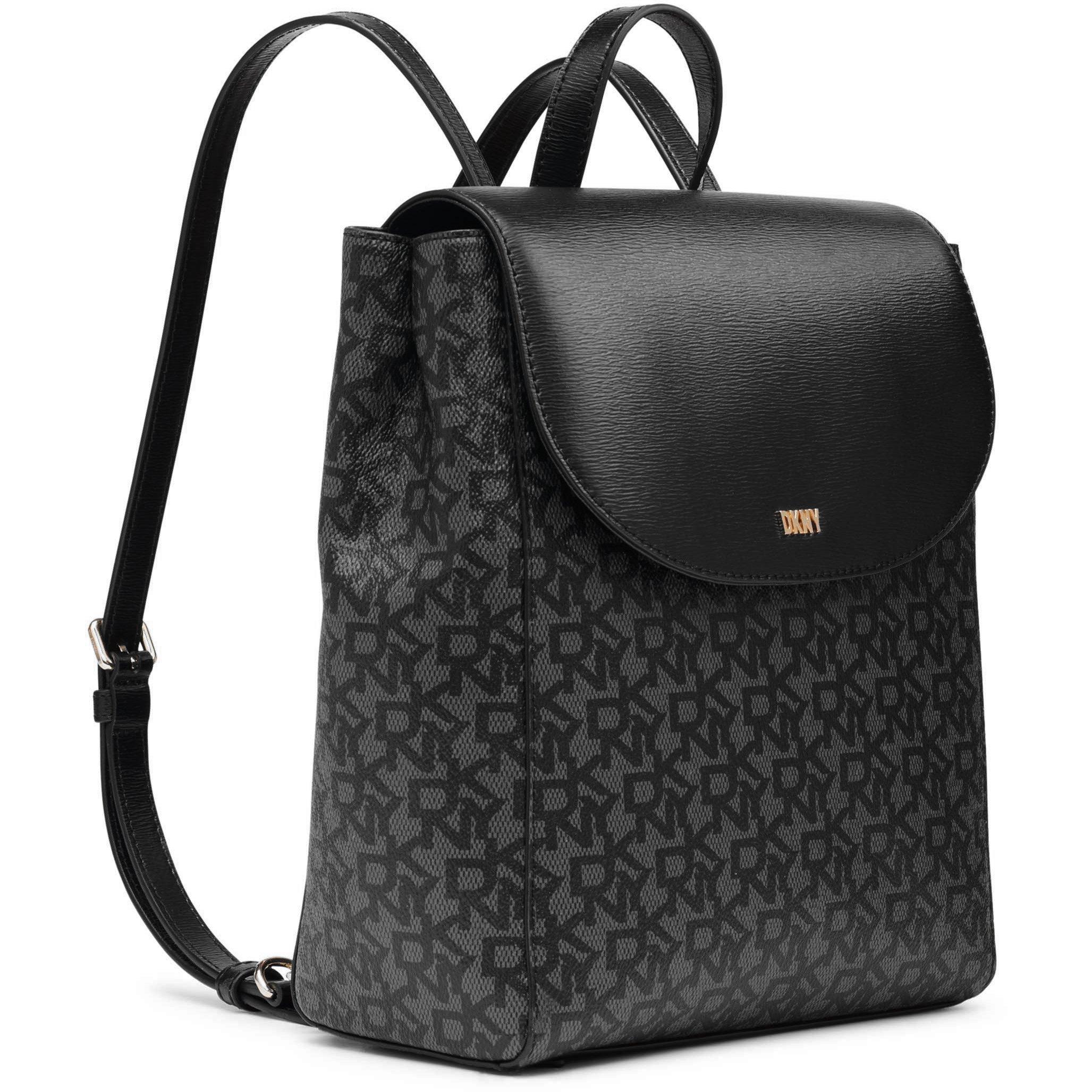 Sort logo - DKNY - Women's Bryant Park Sutton Leather Backpack - 3