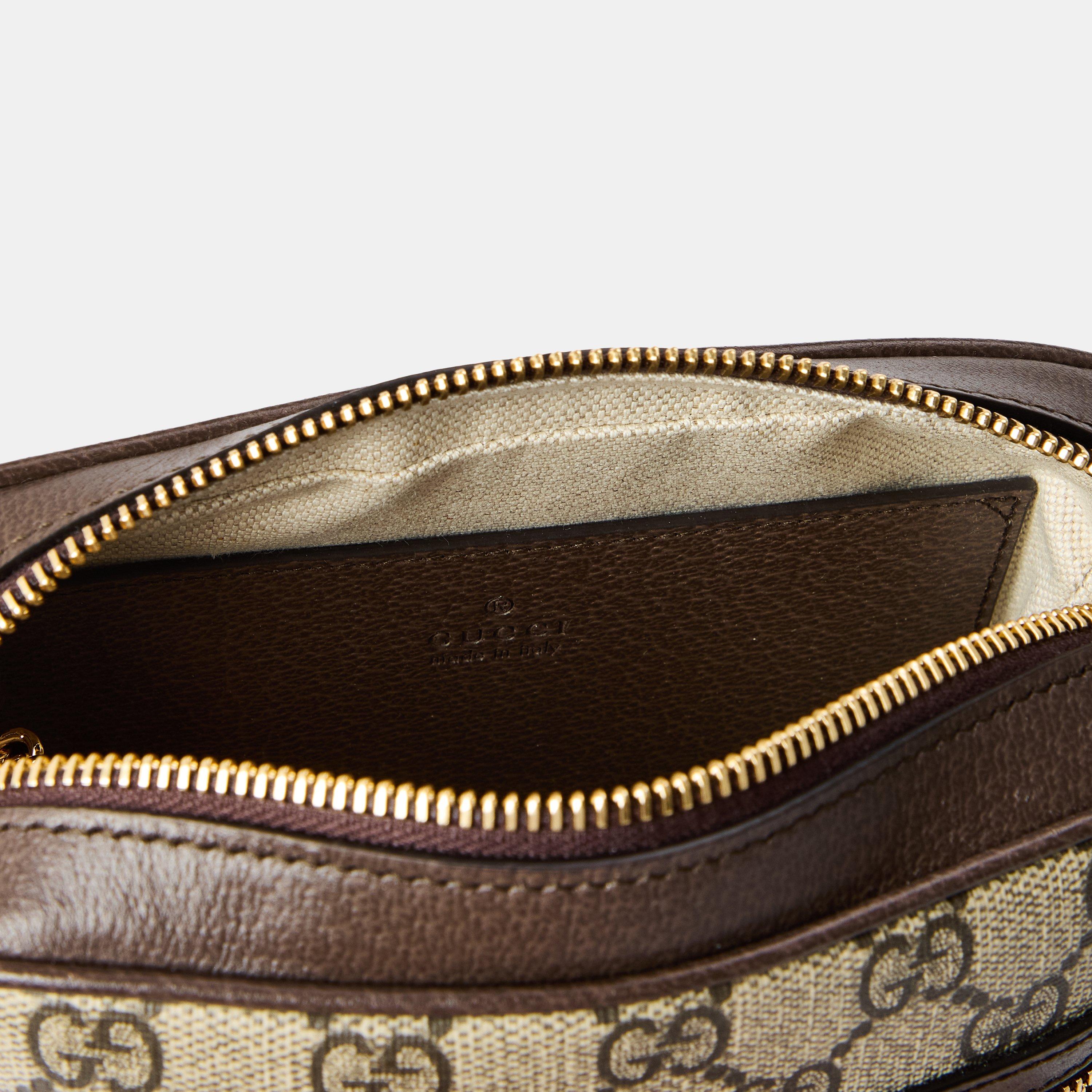 Beige Ebony - Gucci - Ophidia Crossbody Bag - 6