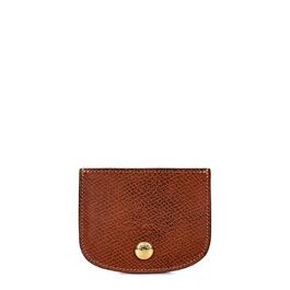 Longchamp Épure Logo Embossed Leather Cardholder