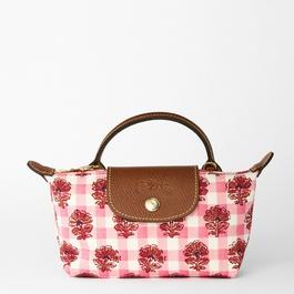 Longchamp Pliage Flowers Crossbody Bag