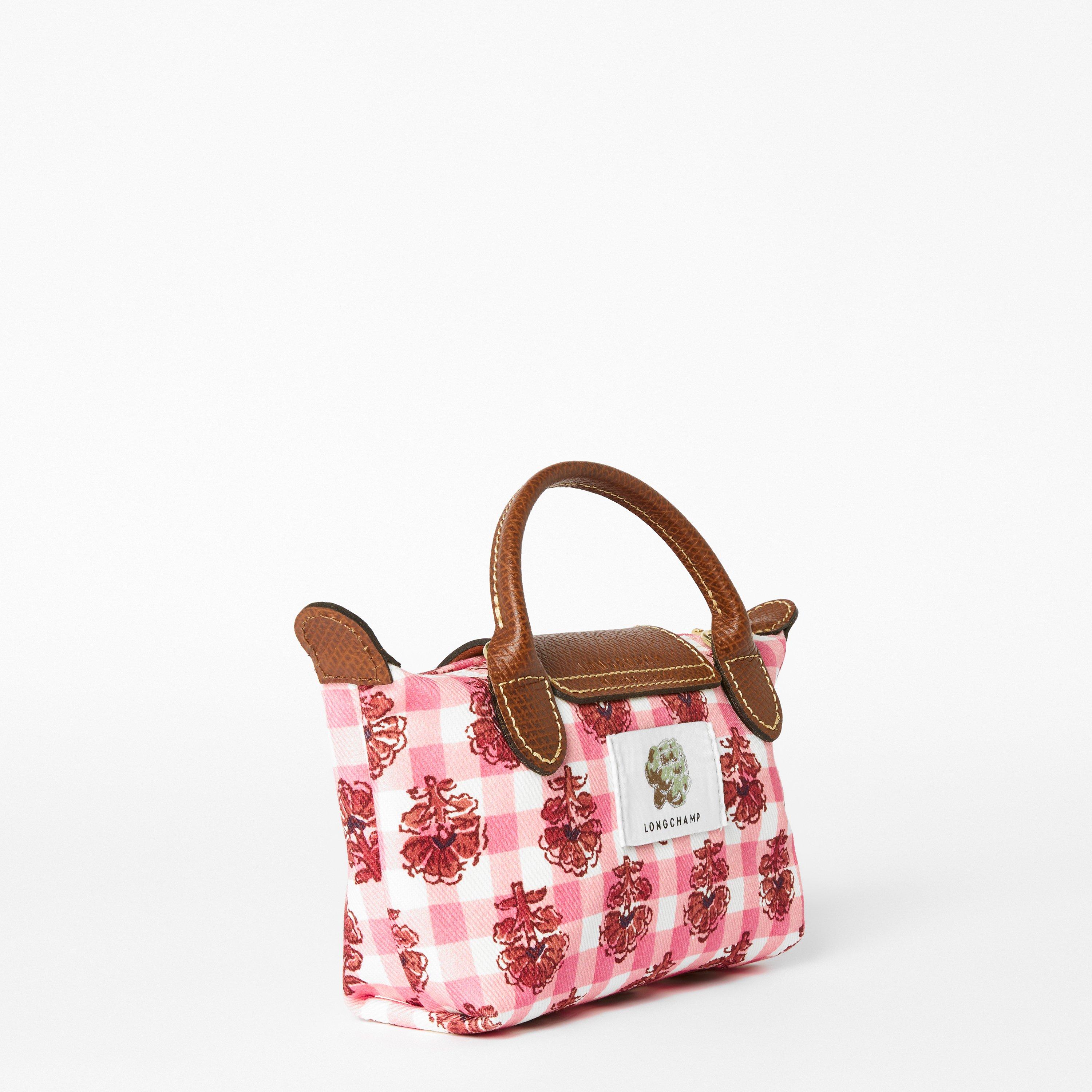 Blush - Longchamp - Women's Le Pliage Flowers Shoulder Bag - 2