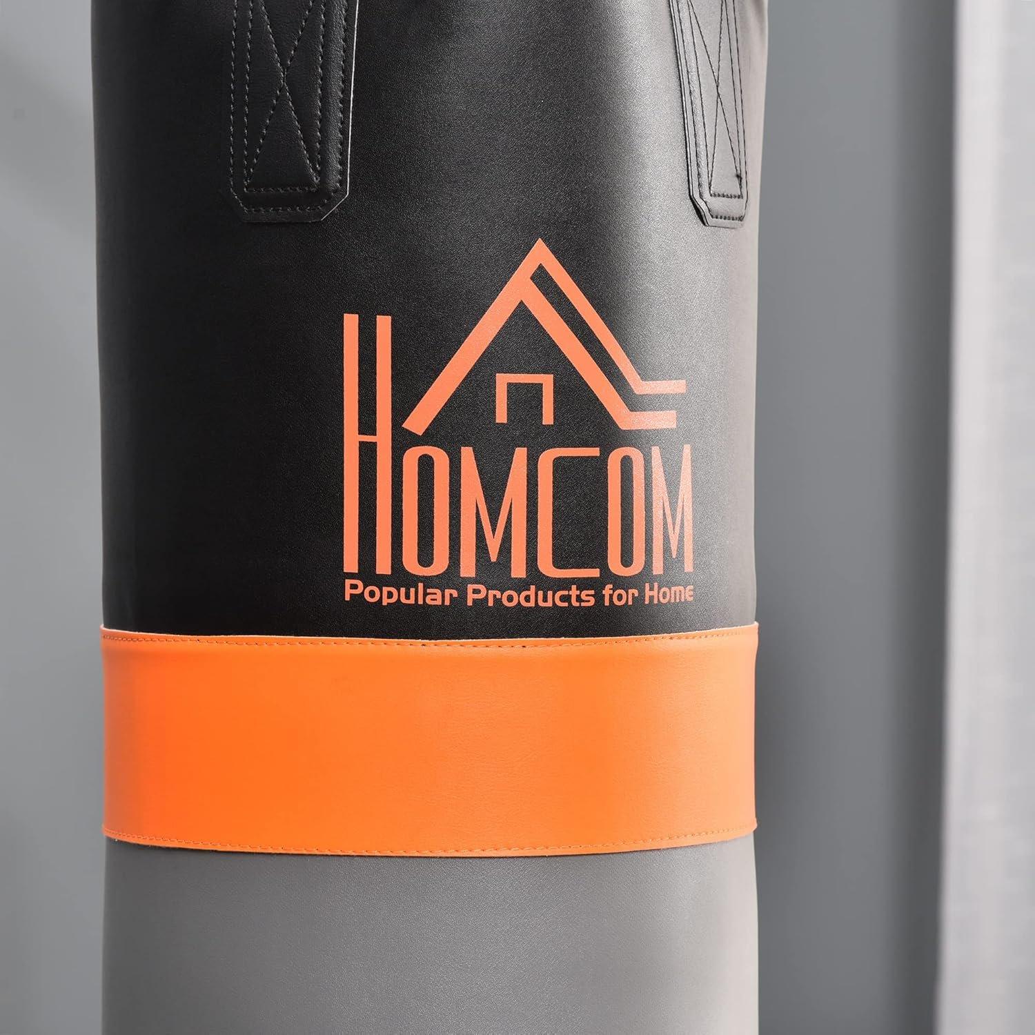 Black - HOMCOM - Freestanding Boxing Punch Bag & Speed Ball - 8