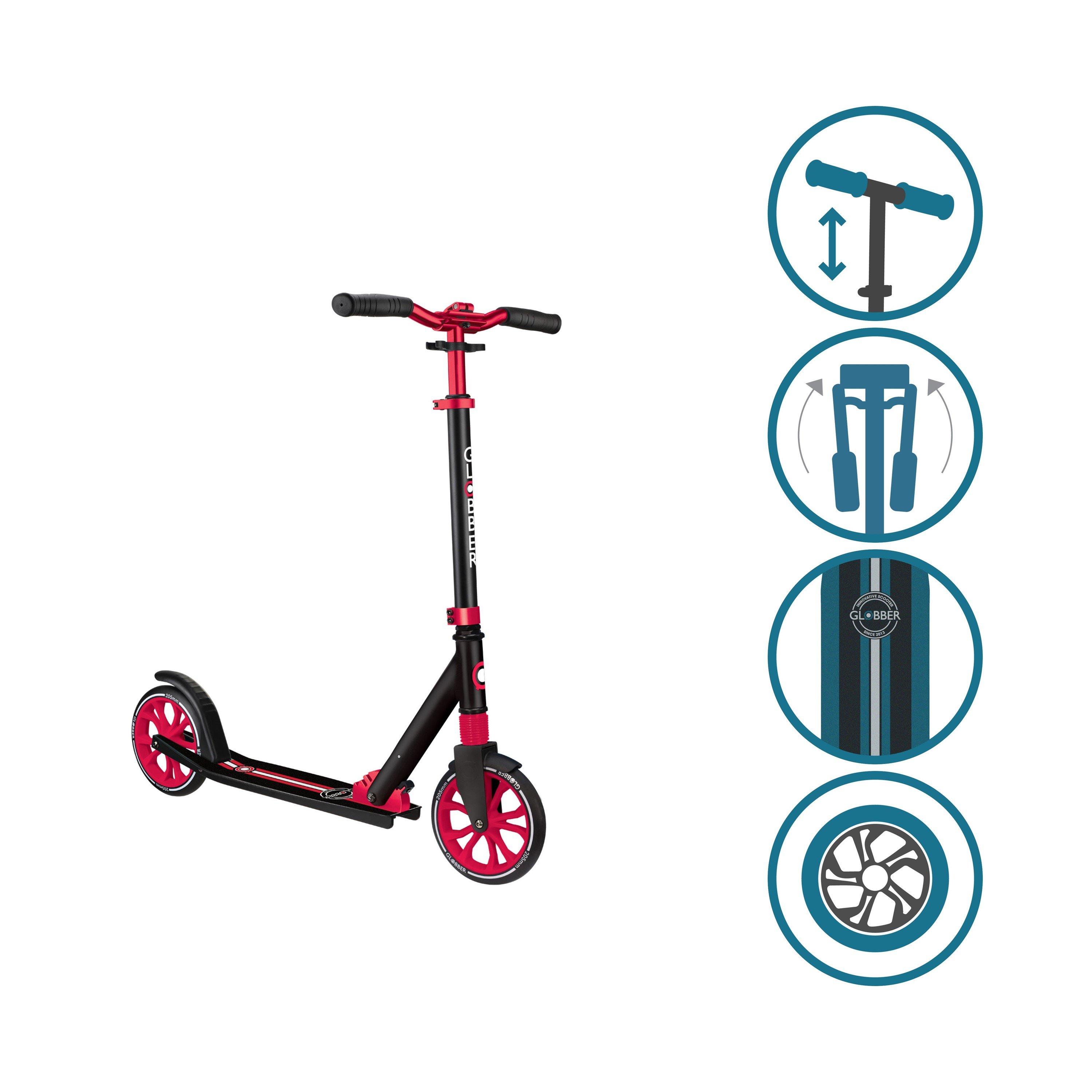 Black & Red - Globber - Globber NL205 - 9