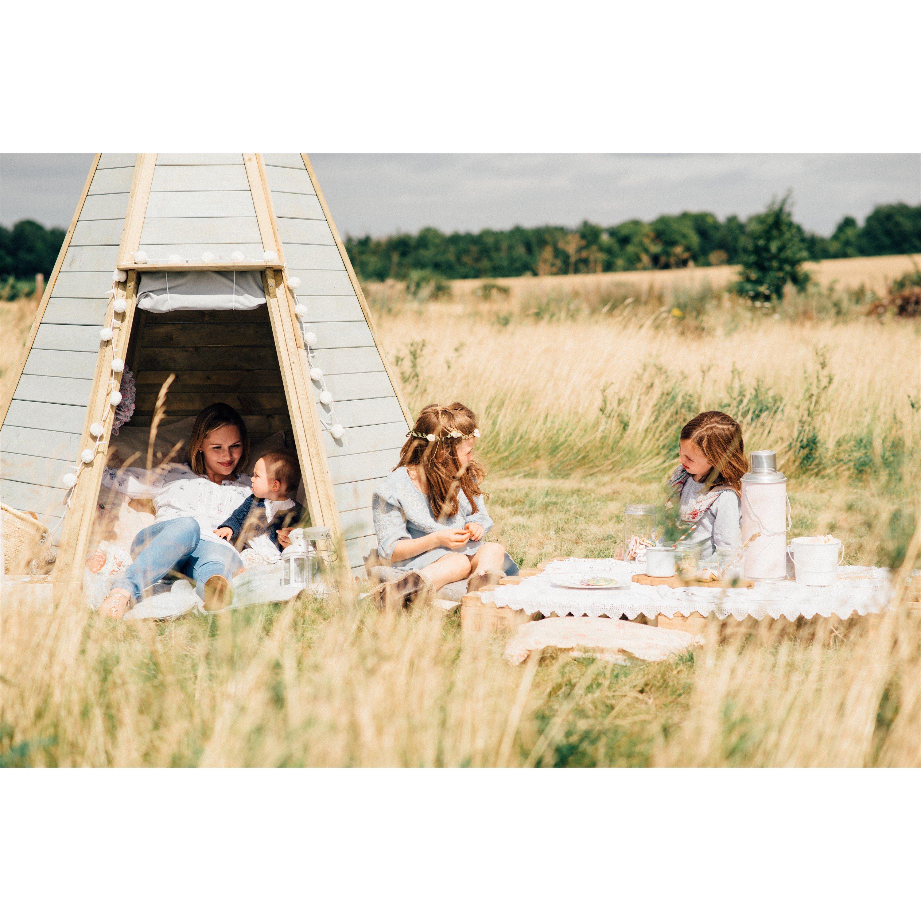 Natural - Plum Play - Plum Great Wooden Teepee Hideaway - 4