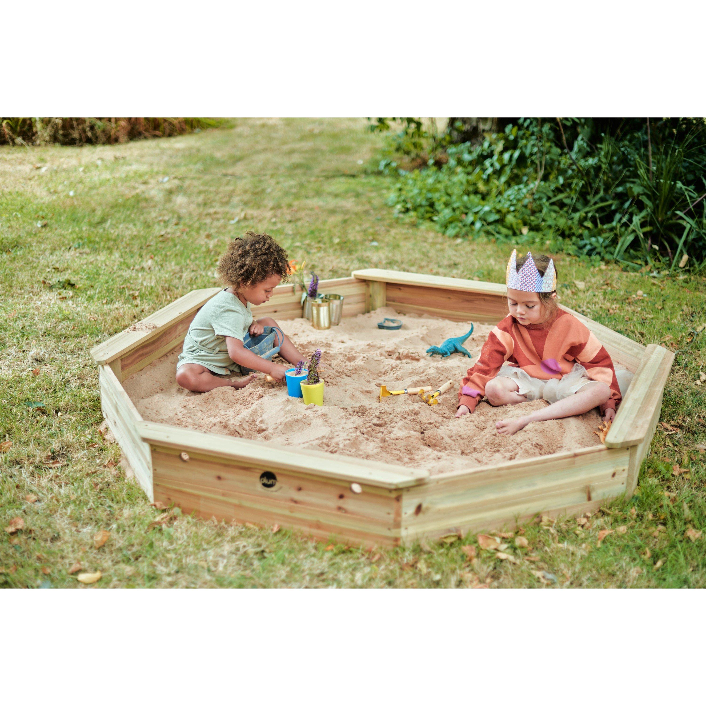 Natural - Plum Play - Plum Giant Wooden Sand Pit - 4