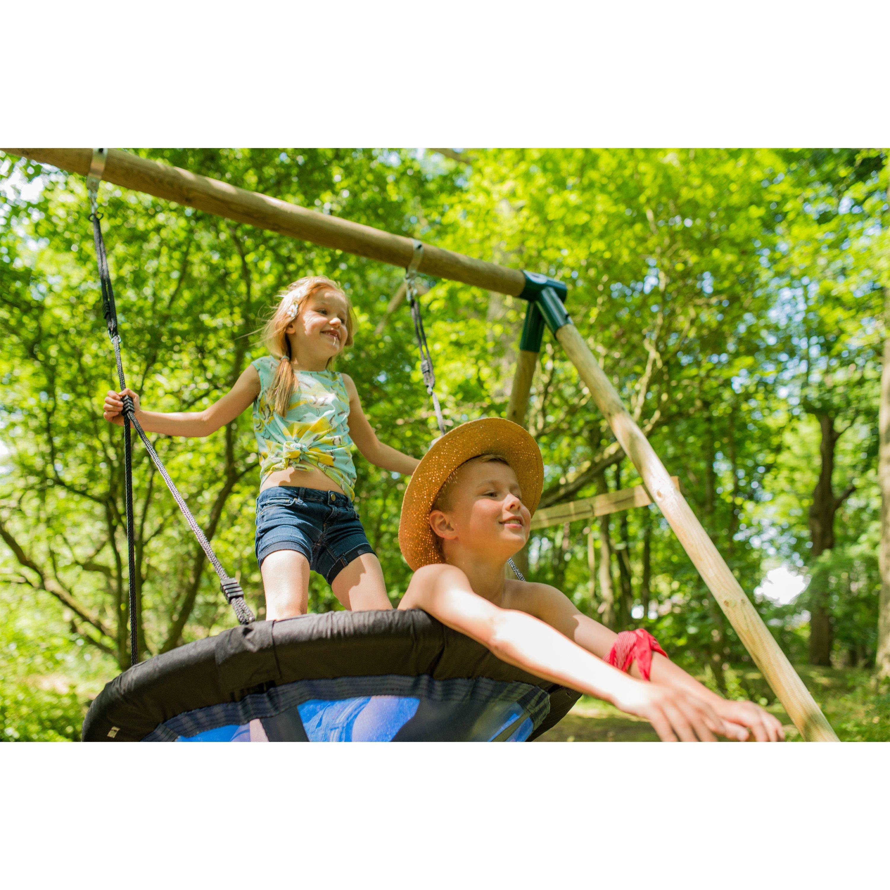 Natural - Plum Play - Plum Spider Monkey Wooden Swing Set - 6