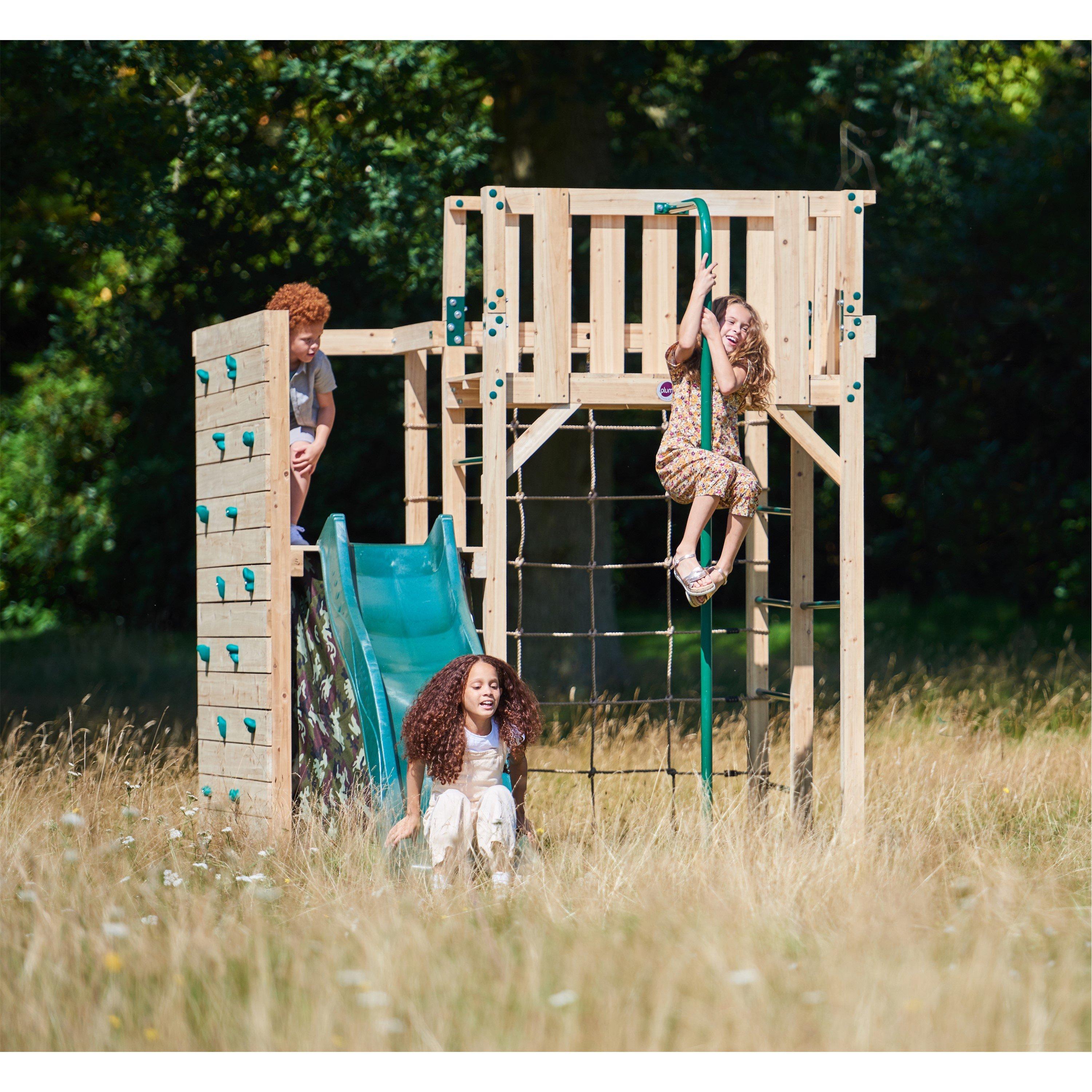 Natural - Plum Play - Plum Wooden Climbing Cube XL - 3