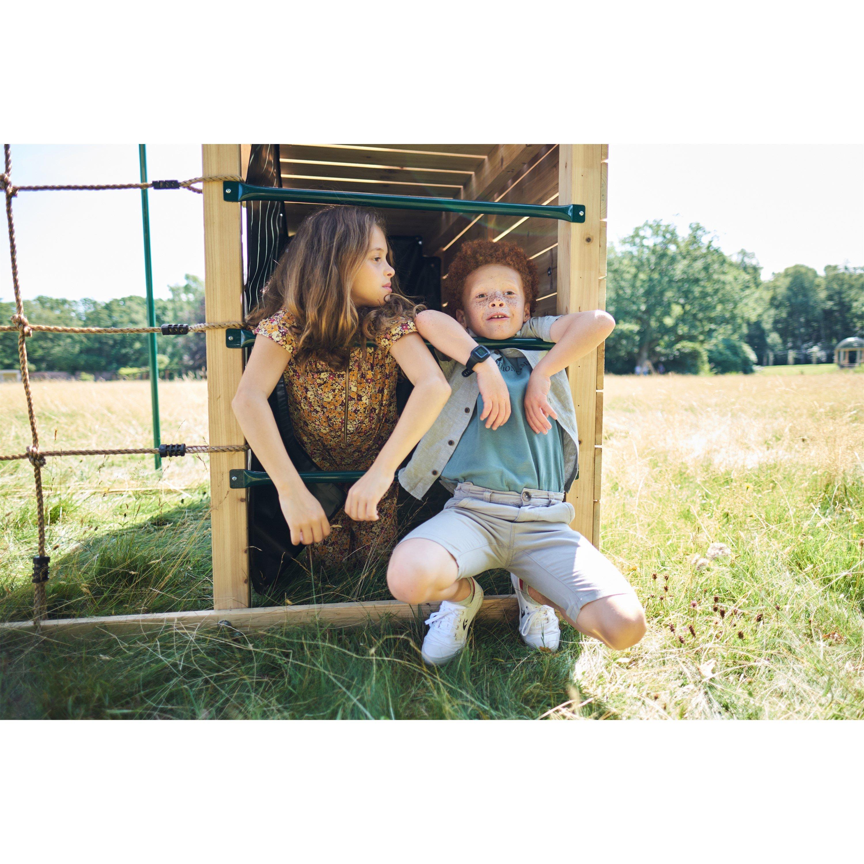 Natural - Plum Play - Plum Wooden Climbing Cube XL - 7