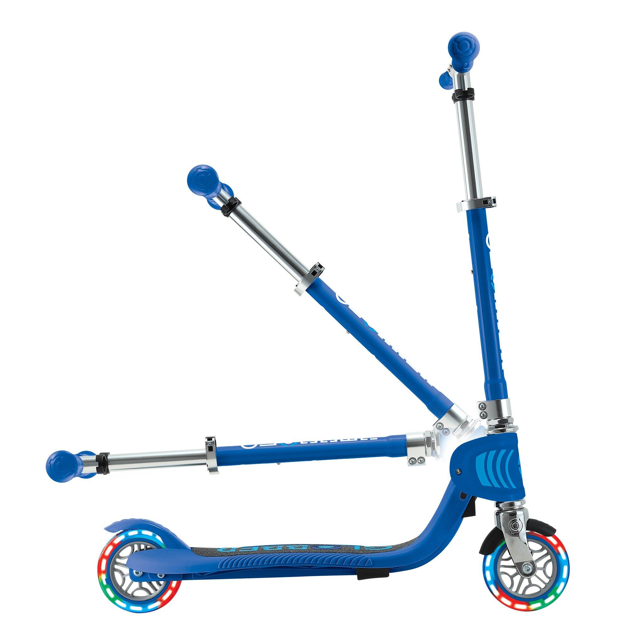 Navy Blue - Globber - Flow Foldable Junior Lights - 5