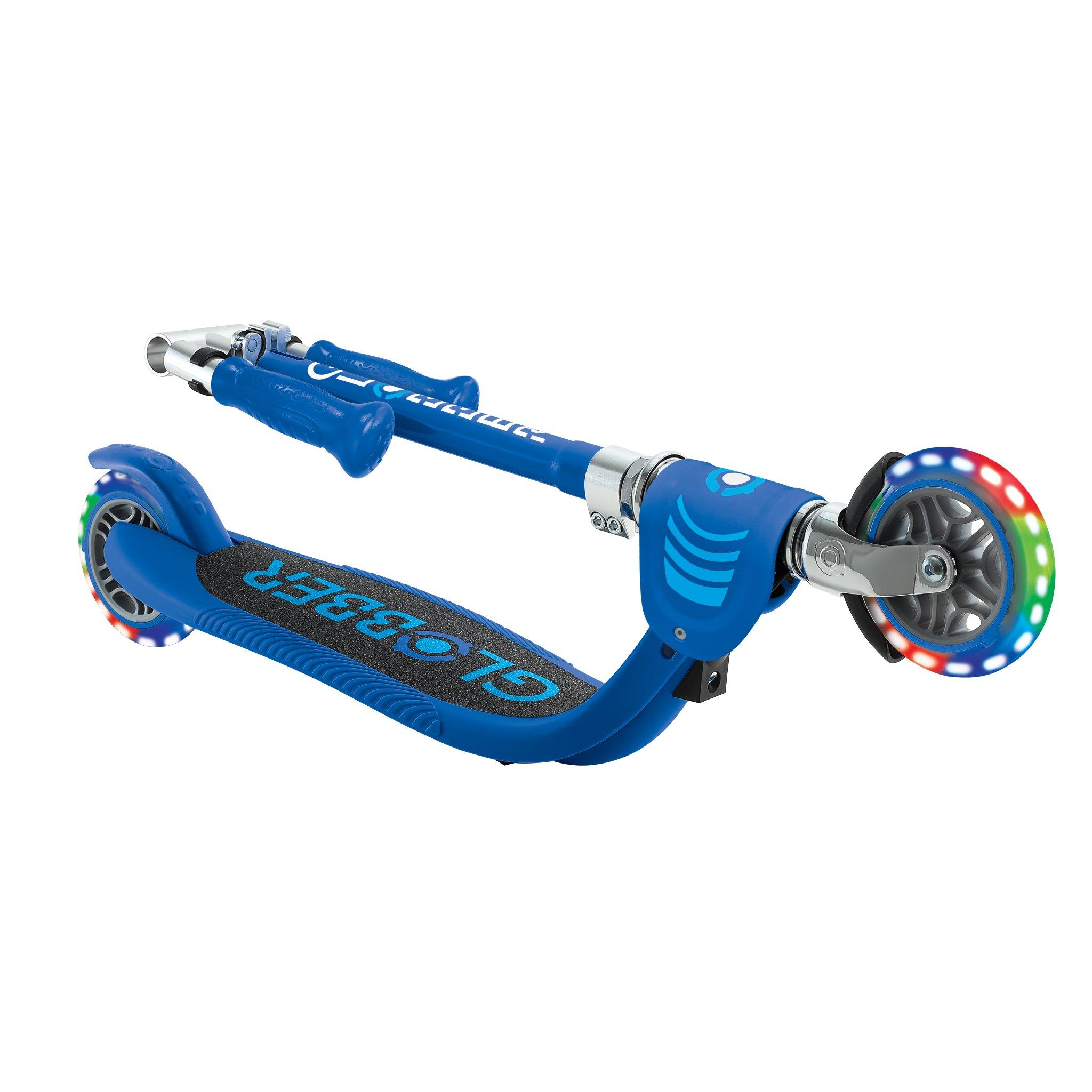 Navy Blue - Globber - Flow Foldable Junior Lights - 8