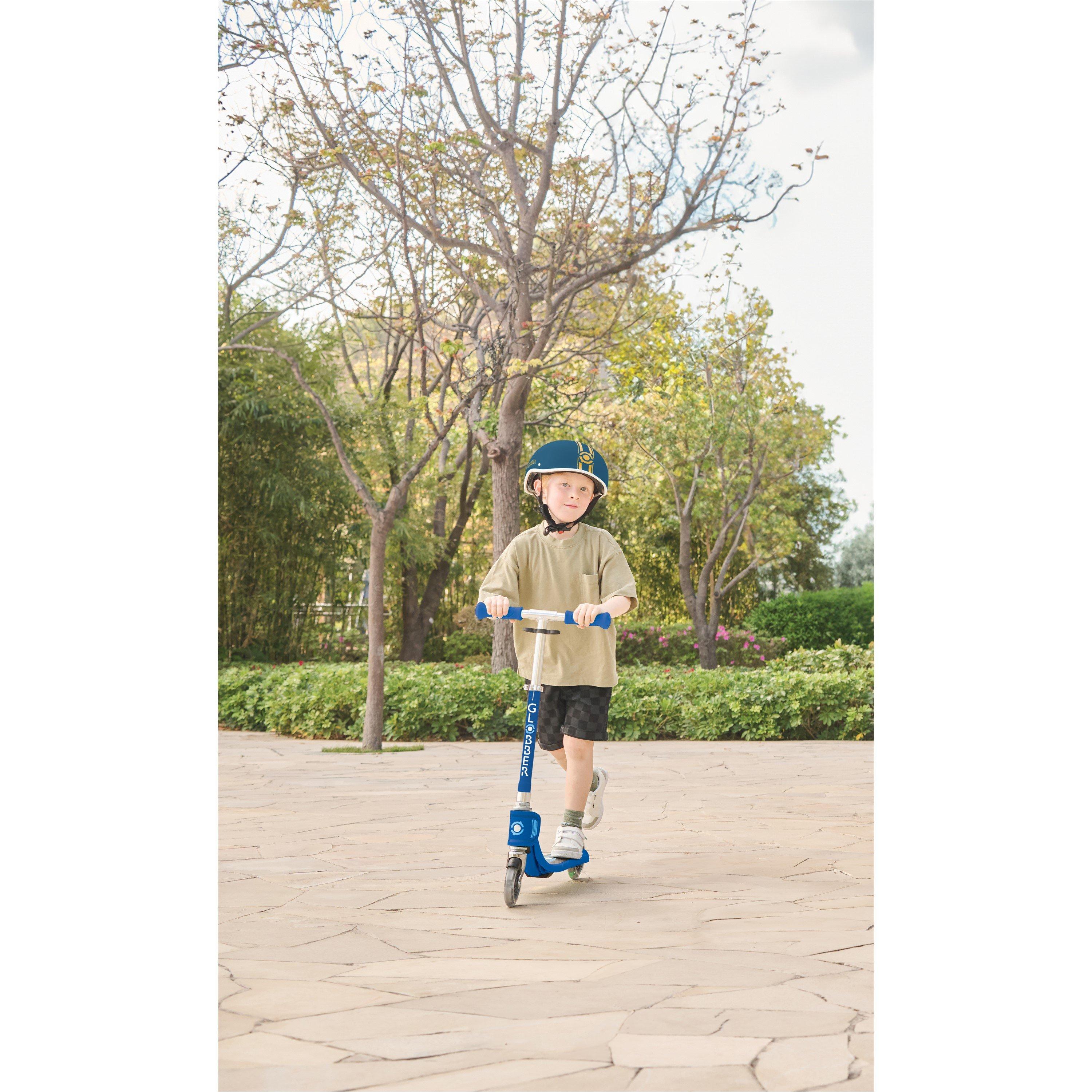 Navy Blue - Globber - Flow Foldable Junior Lights - 9