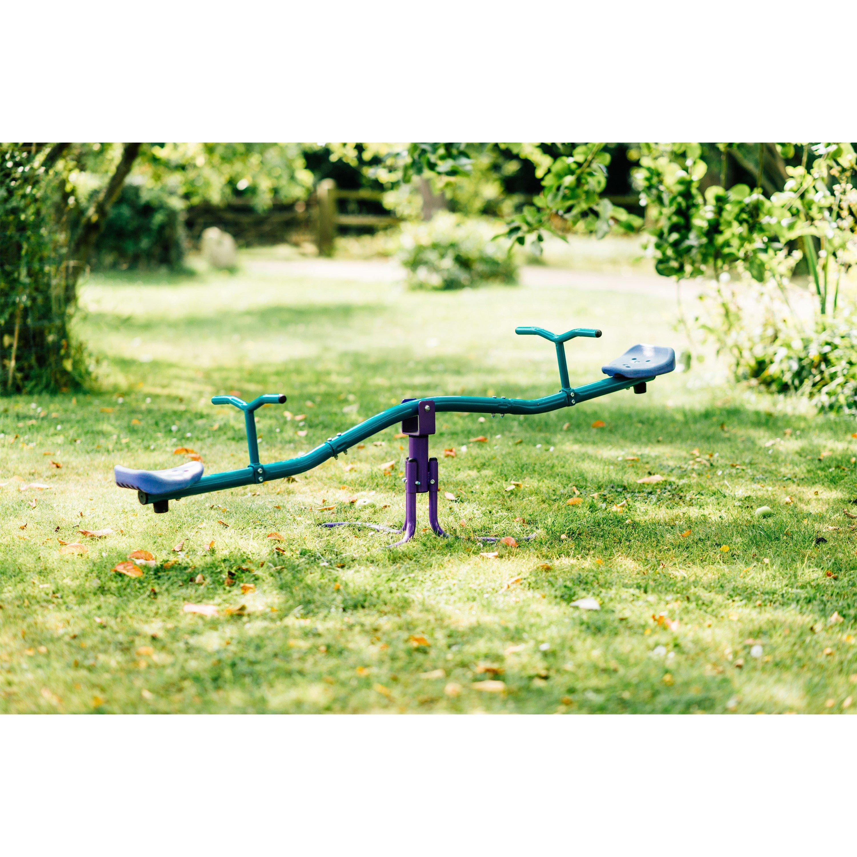 Purple & Teal - Plum Play - Plum Metal Seesaw - 2
