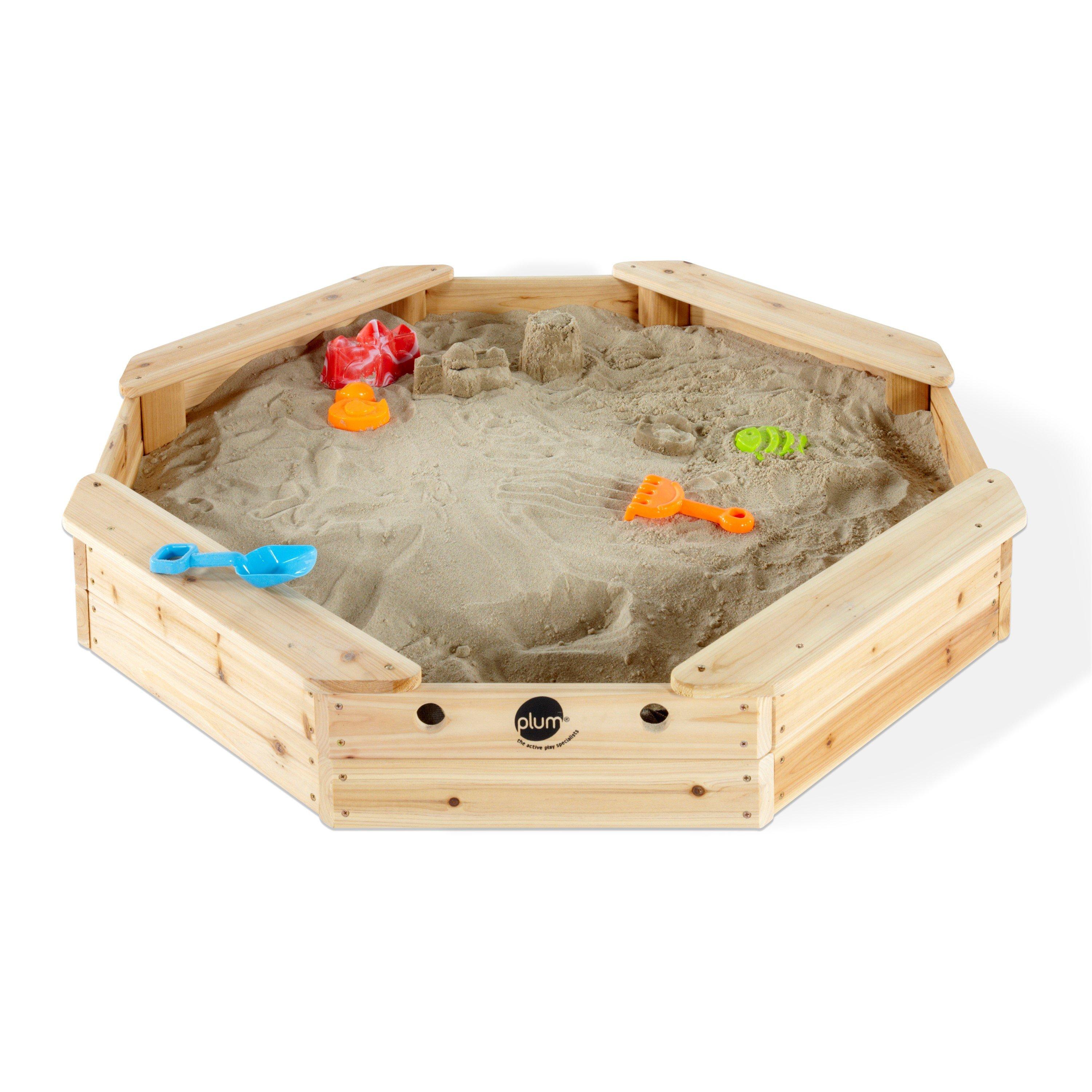 Plum Play Plum Treasure Beach Wooden Sand Pit - Natural