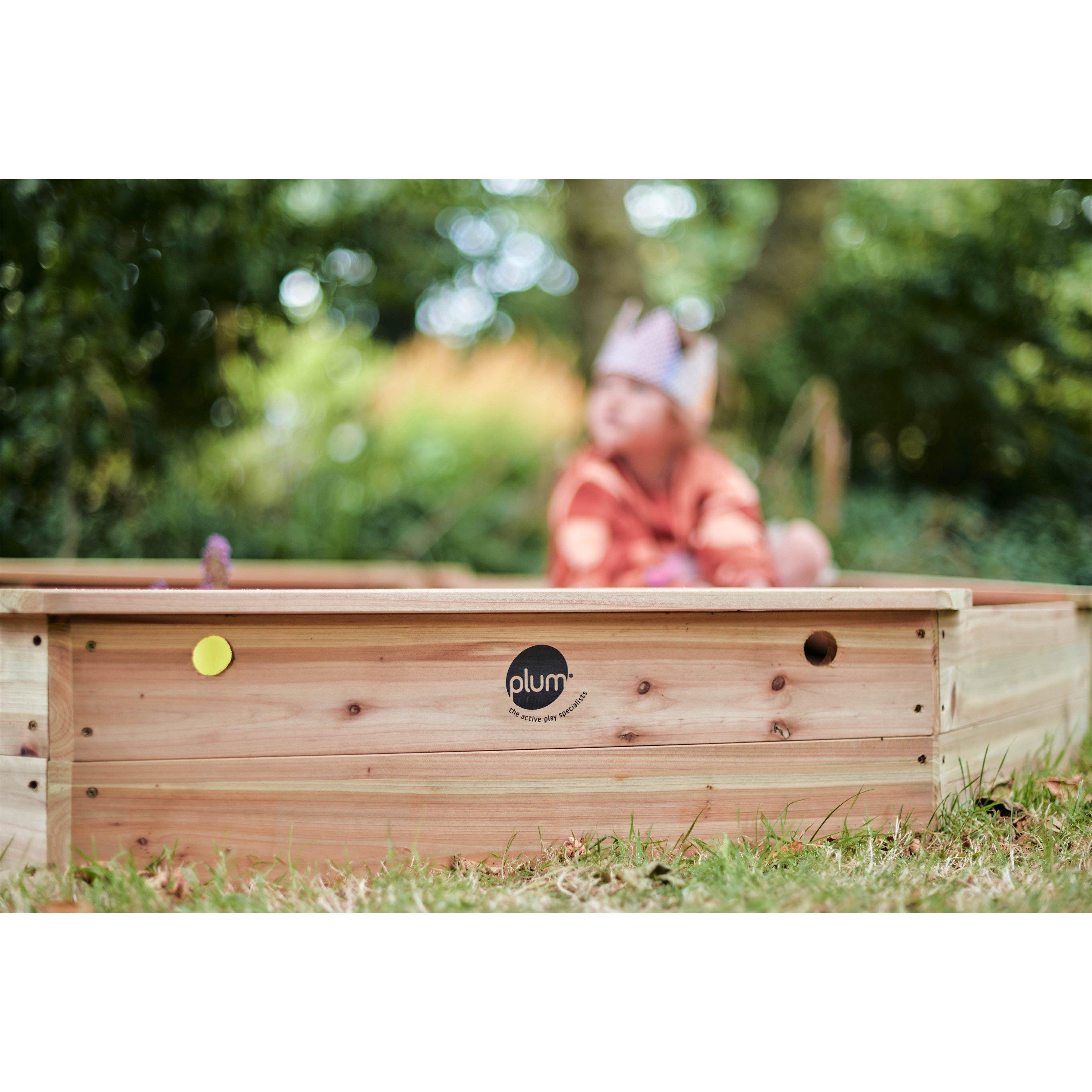 Natural - Plum Play - Plum Treasure Beach Wooden Sand Pit - 3