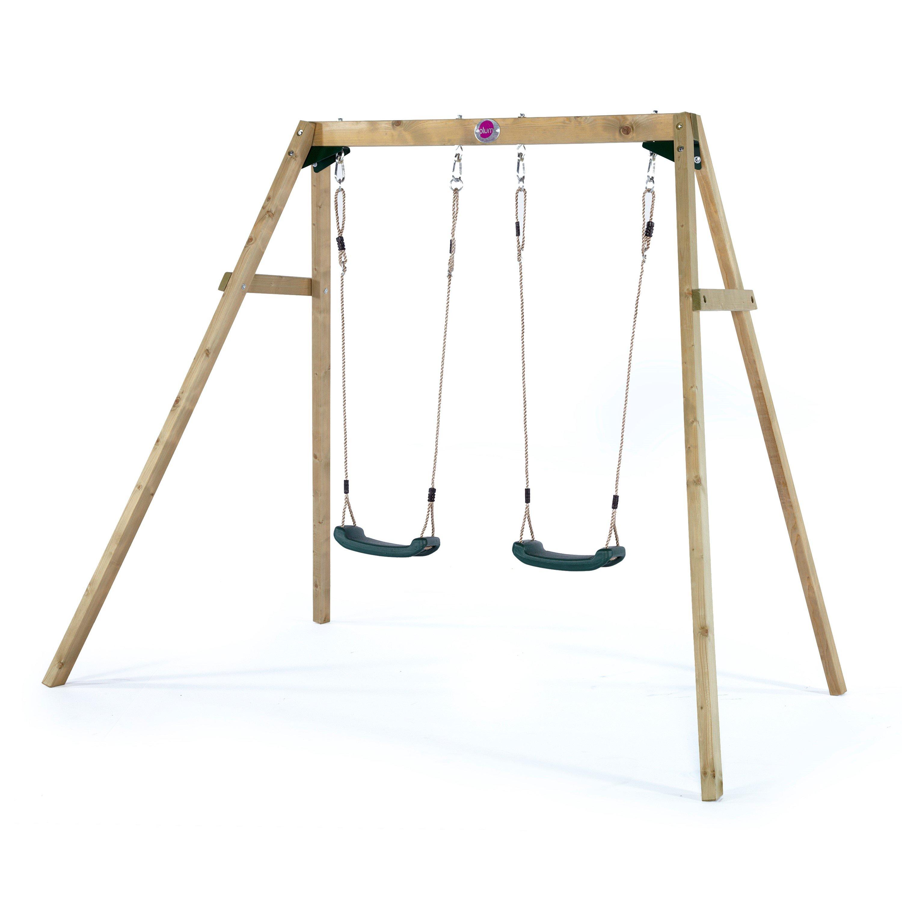 Natural - Plum Play - Plum Woolly Monkey II Swing Set - 1