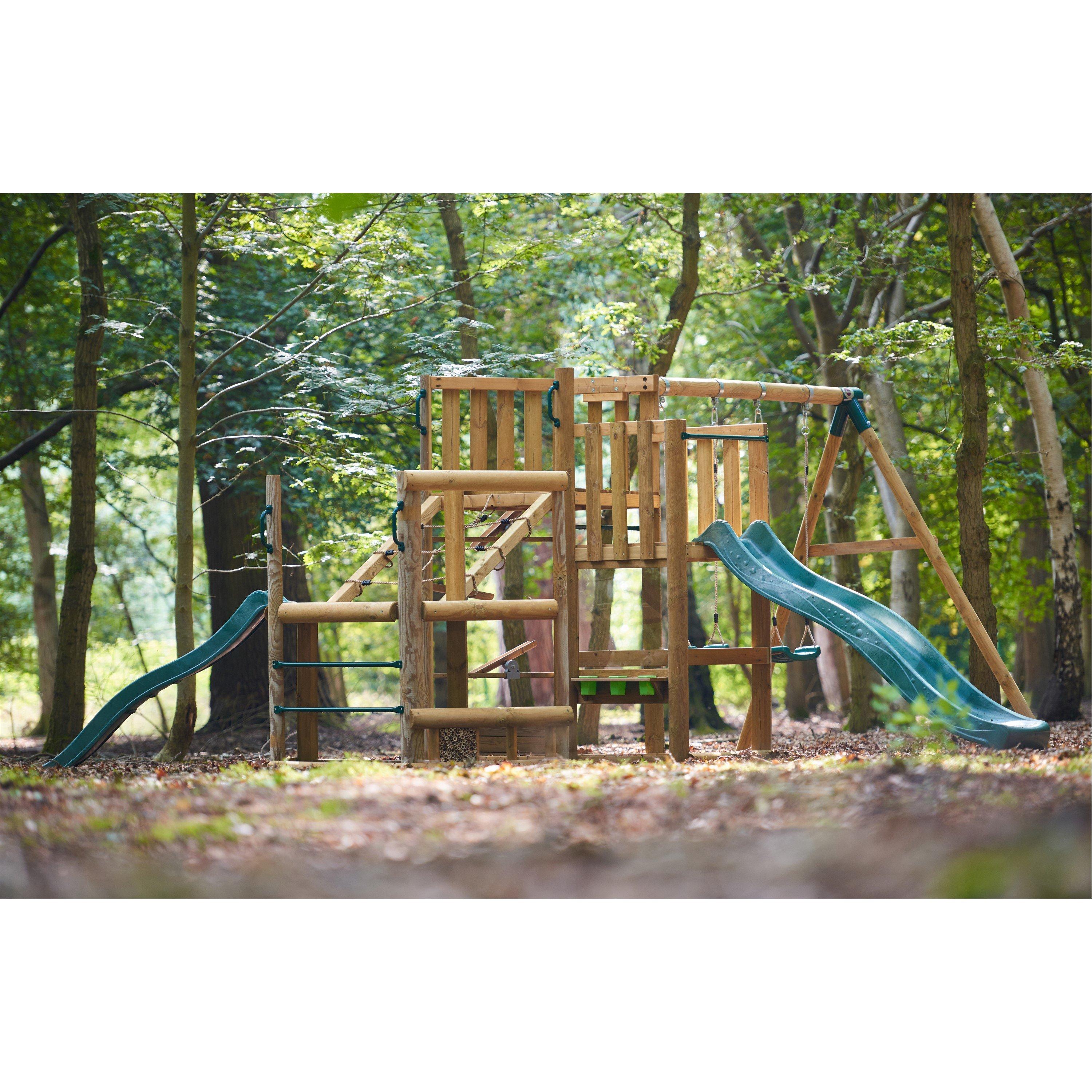 Natural - Plum Play - Plum Discovery Adventure Playcentre with Swing Arm - 3