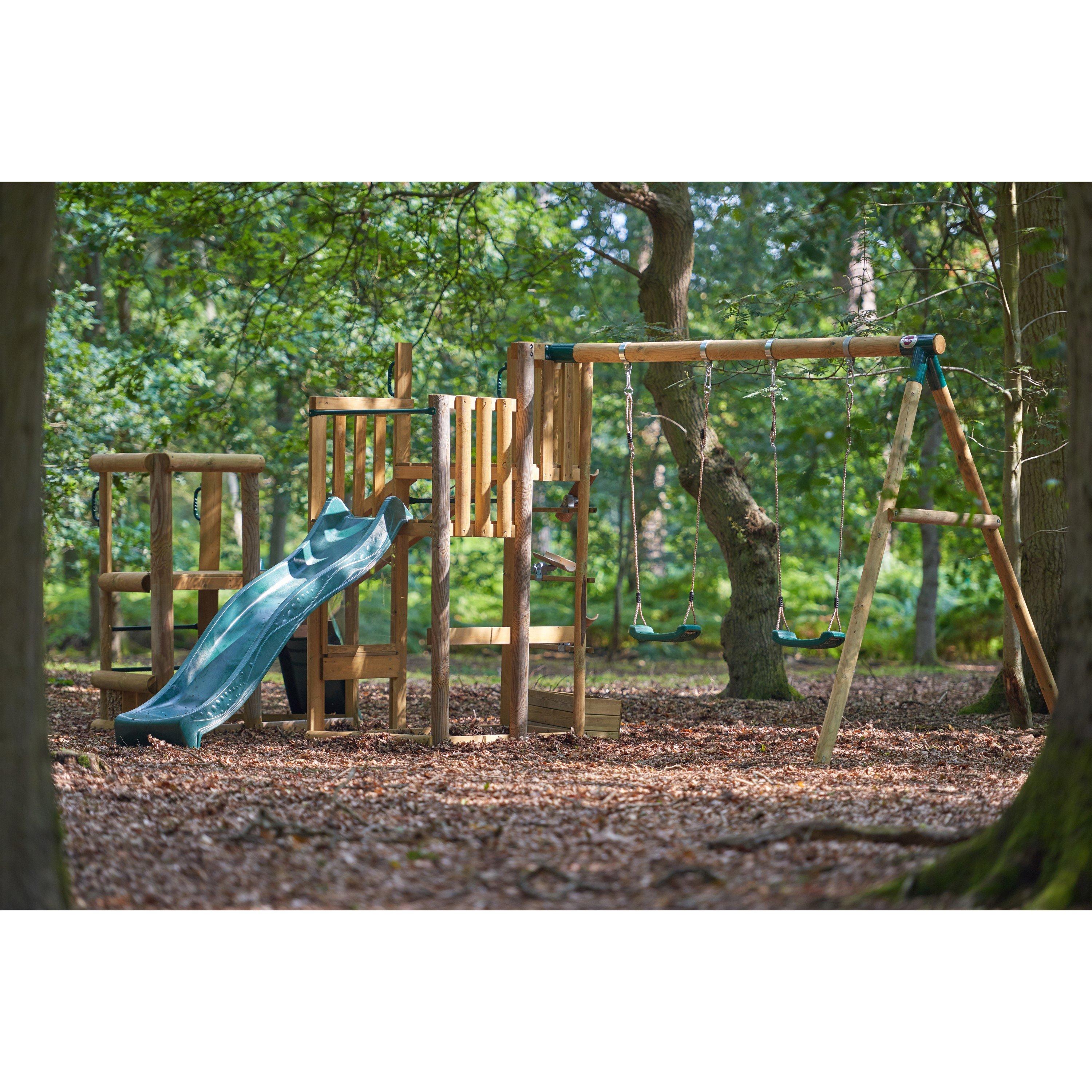 Natural - Plum Play - Plum Discovery Adventure Playcentre with Swing Arm - 4
