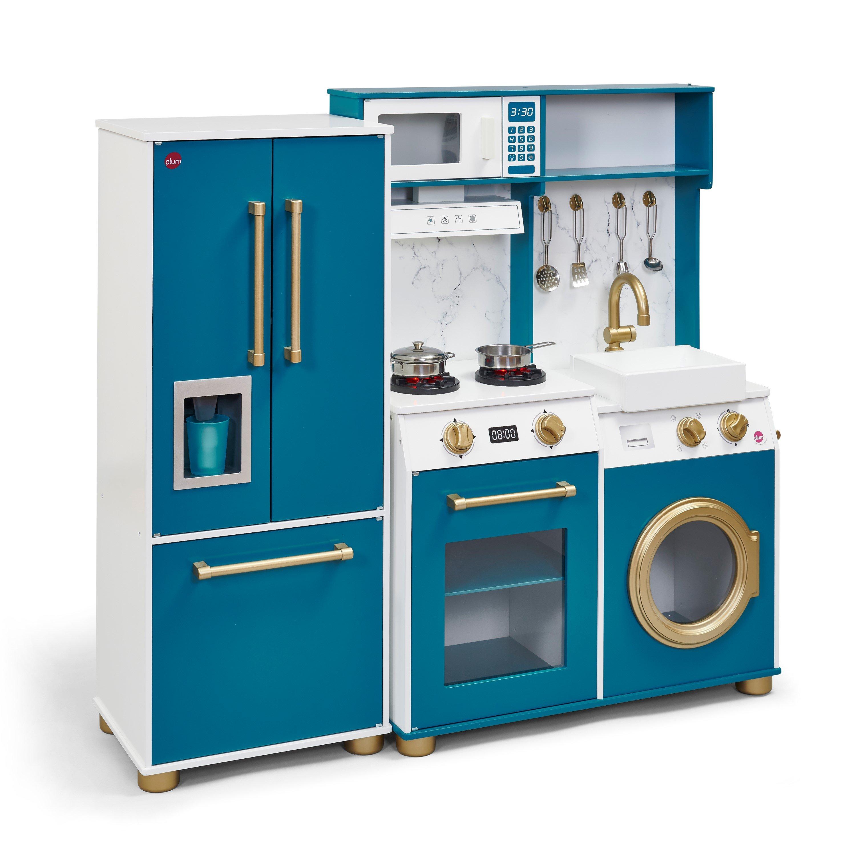 Blue - Plum Play - Plum Bakehouse Traditional Wooden Kitchen with Fri - 1