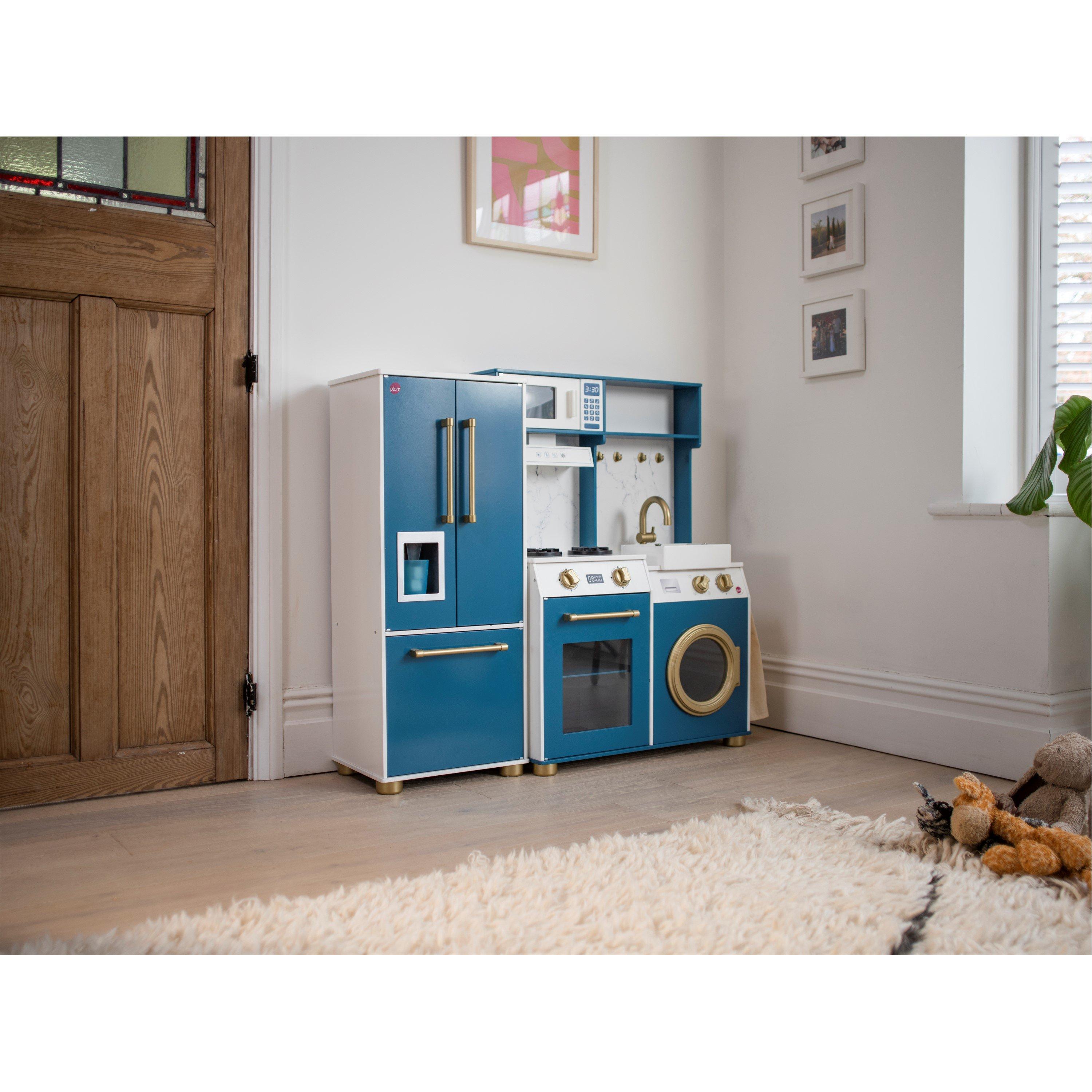 Blue - Plum Play - Plum Bakehouse Traditional Wooden Kitchen with Fri - 2